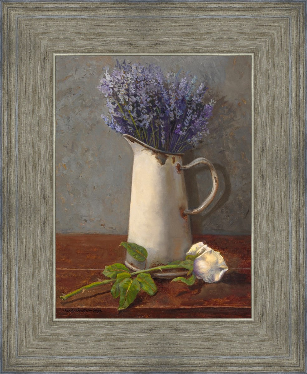 Breathe By Sandy Freckleton Gagon - Inspirational Wall Art Print for Home & Office Decor - Perfect for Living Room, Bedroom or Meditation Space