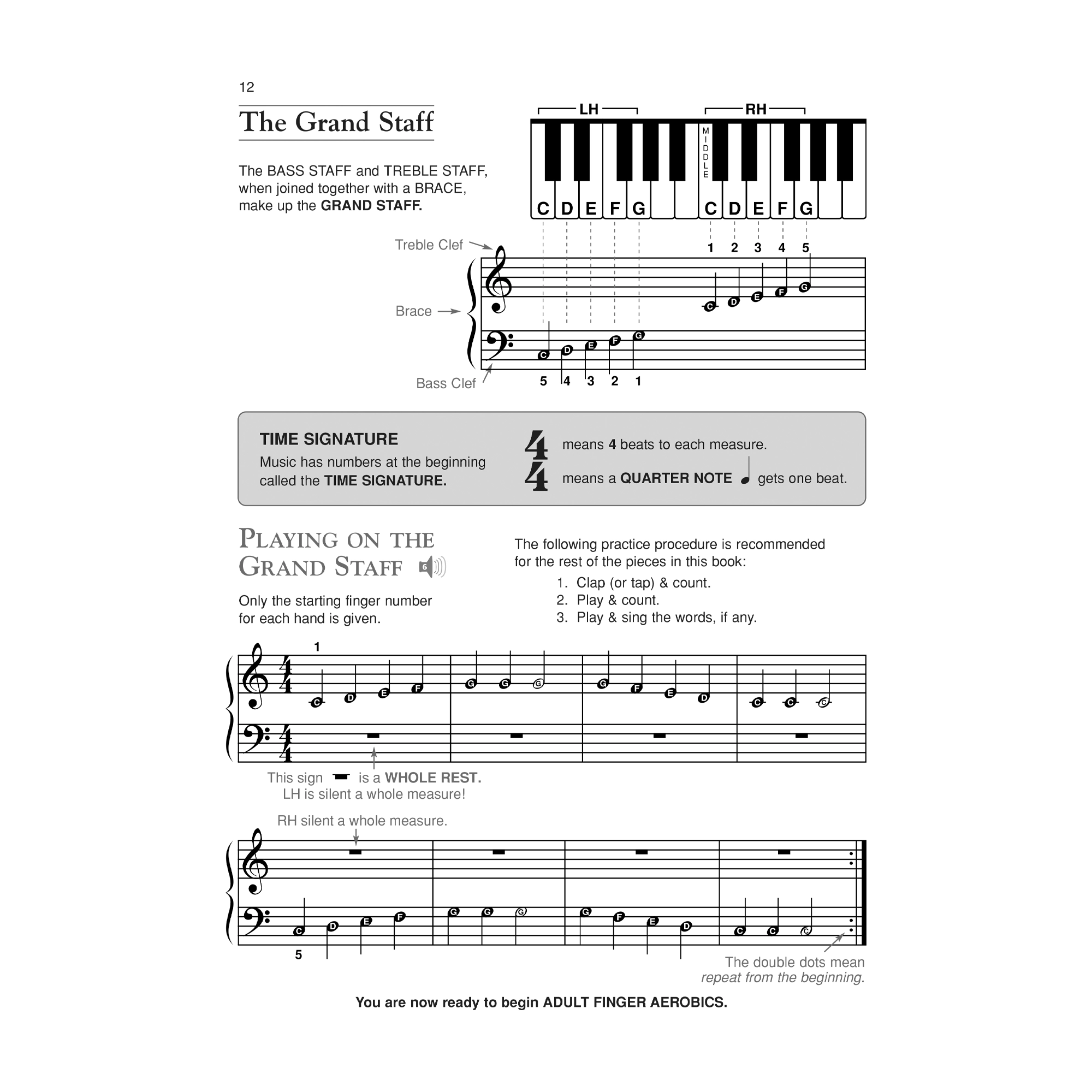 Alfred's Basic Adult Piano Course: Lesson Book 1 for Beginners - Learn Piano at Home with Step-by-Step Lessons & Sheet Music | Perfect for Self-Study, Adult Learners & Music Enthusiasts