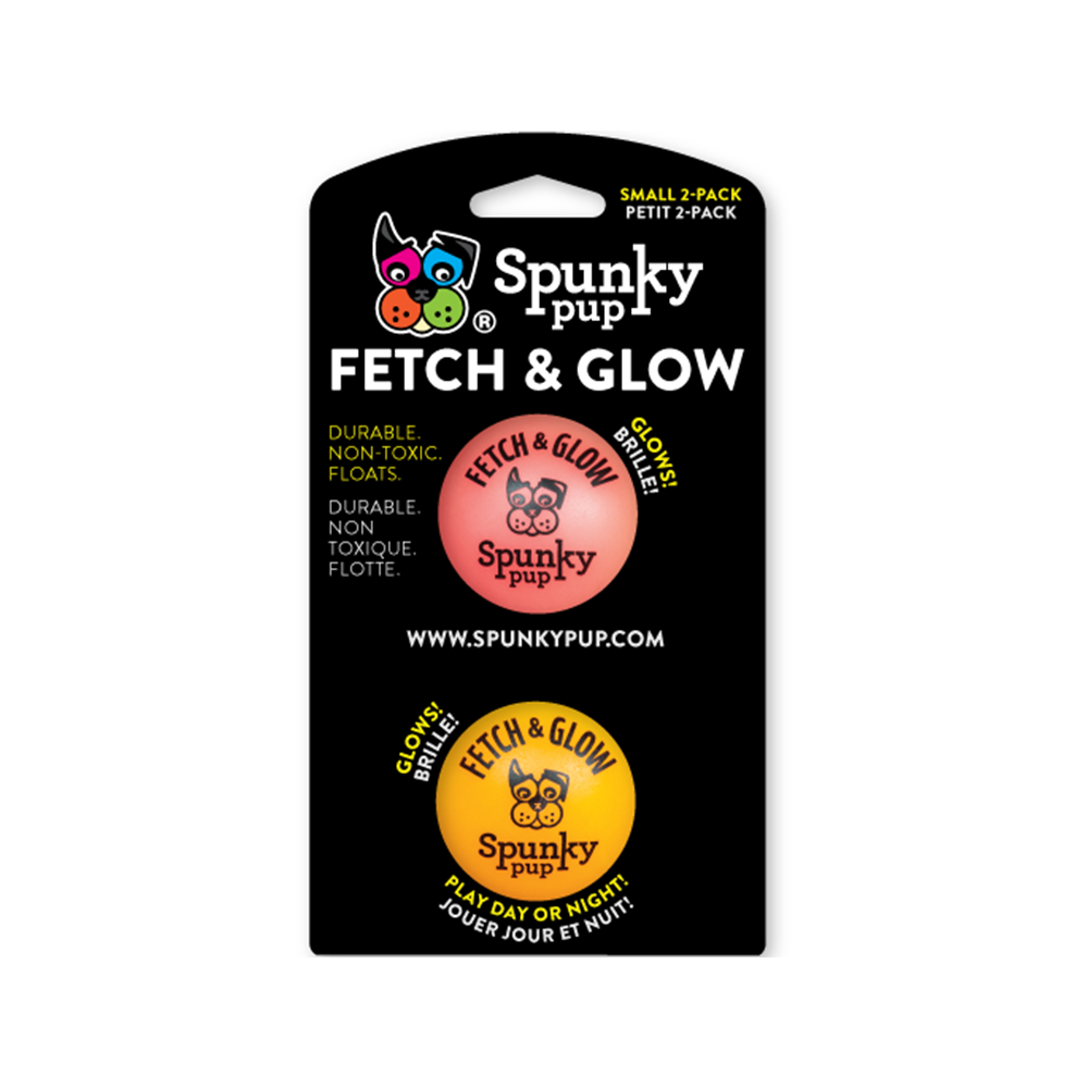 Fetch & Glow Balls - Durable LED Dog Toys for Night Play, Training & Outdoor Fetching - High Visibility Light Up Balls for Small Medium Large Dogs - Perfect for Backyard, Park & Beach Activities