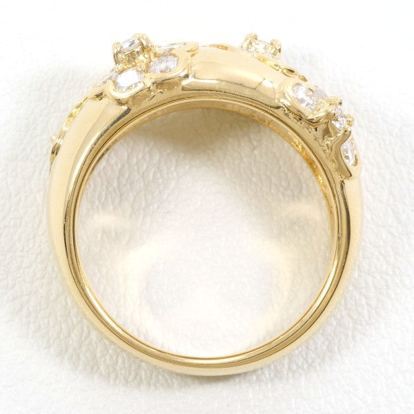 18K Yellow Gold Diamond Ring for Women - Elegant Solitaire Engagement & Wedding Band - Perfect for Proposals, Anniversaries, and Special Occasions