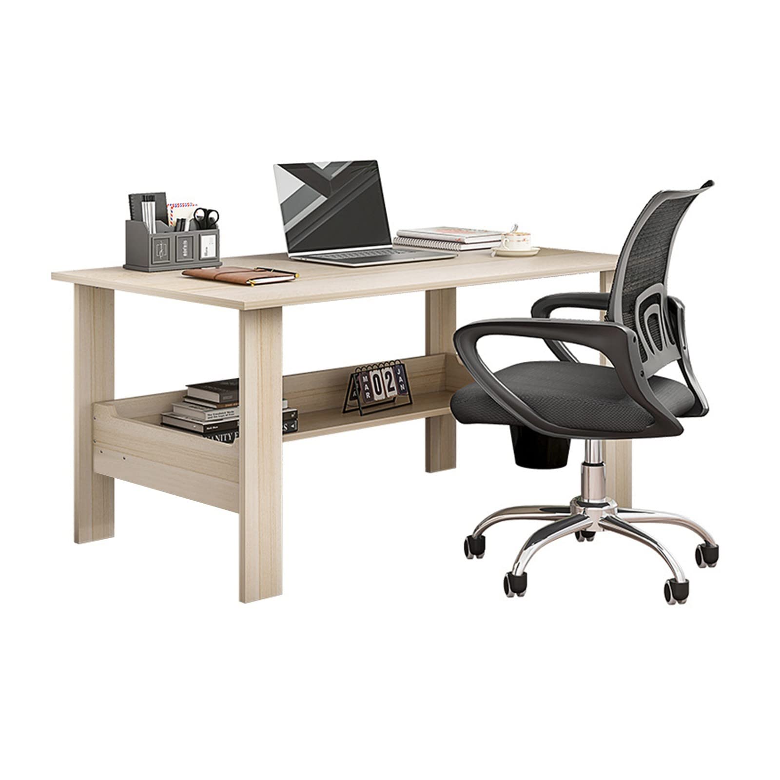 Wooden Study Desk for Bedroom & Office - 39.4
