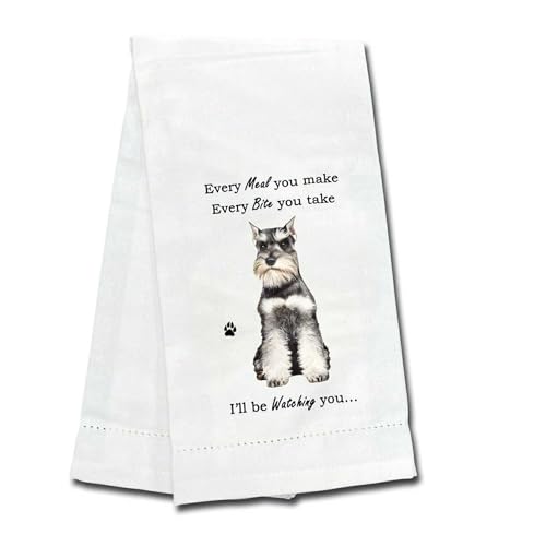 Schnauzer Cropped Towel