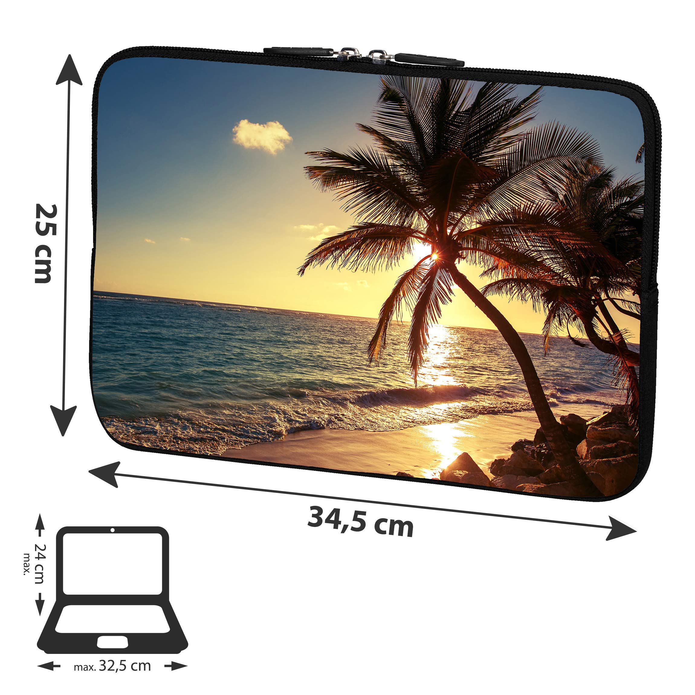 Stylish 13-Inch Laptop Bag with Built-in Mouse Pad - Perfect for Work, Travel, and Beach Outings