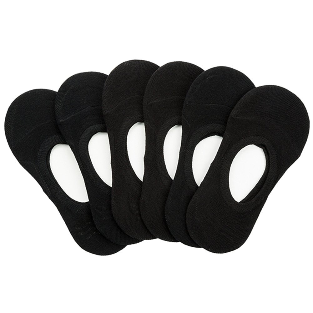 Losa Kute 6 Pairs Women's No Show Socks - Anti-Slip Invisible Socks for Sneakers & Loafers - Breathable Comfort for Everyday Wear, Workout & Travel