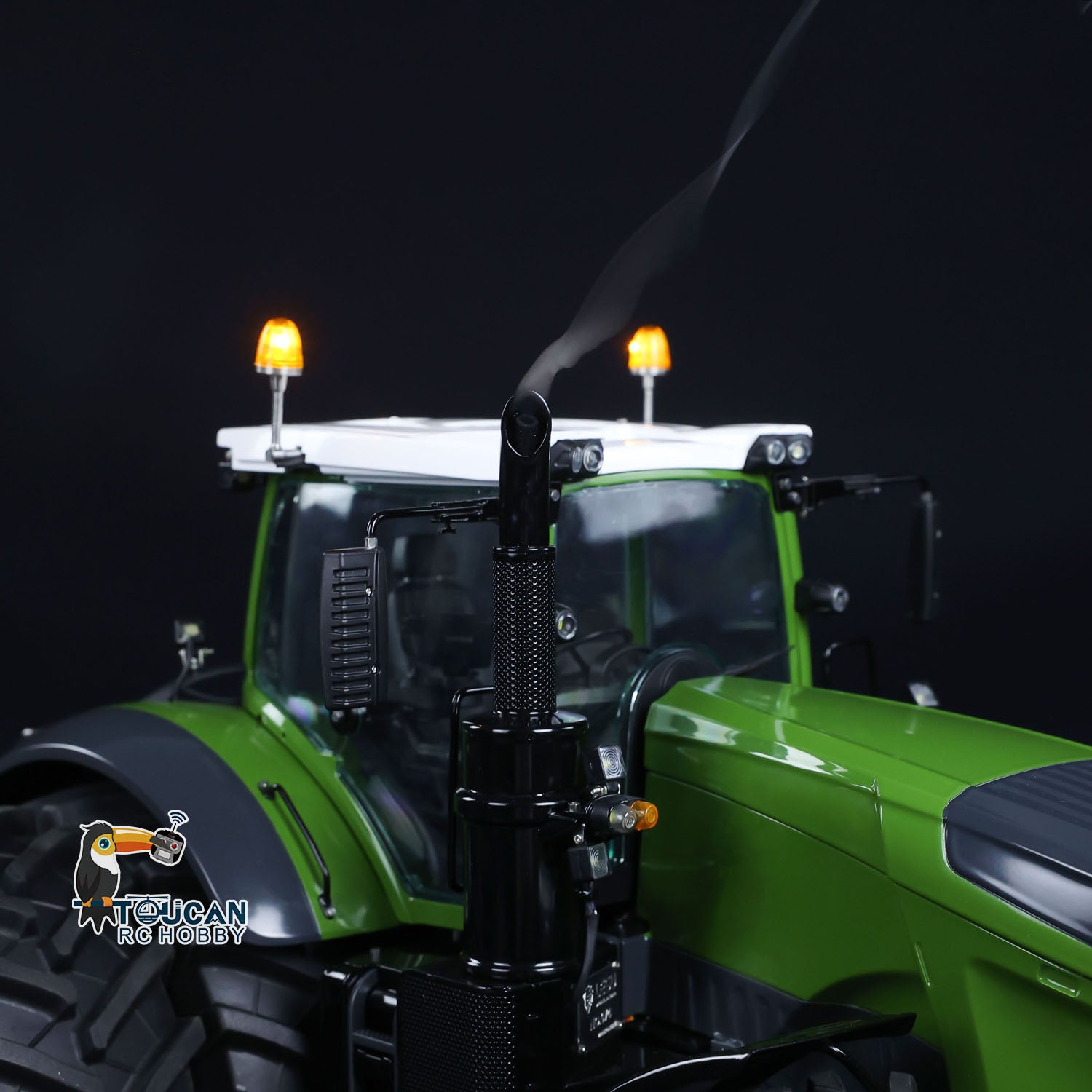 LESU AOUE 1050 1/14 Scale 4x4 RC Tractor Truck with Metal Body, Hydraulic System, Double Wheels, Smoke & Sound Effects - Remote Control Farm Vehicle for Kids & Adults - Perfect for Agricultural Play, Farm Simulation & RC Hobby Enthusiasts