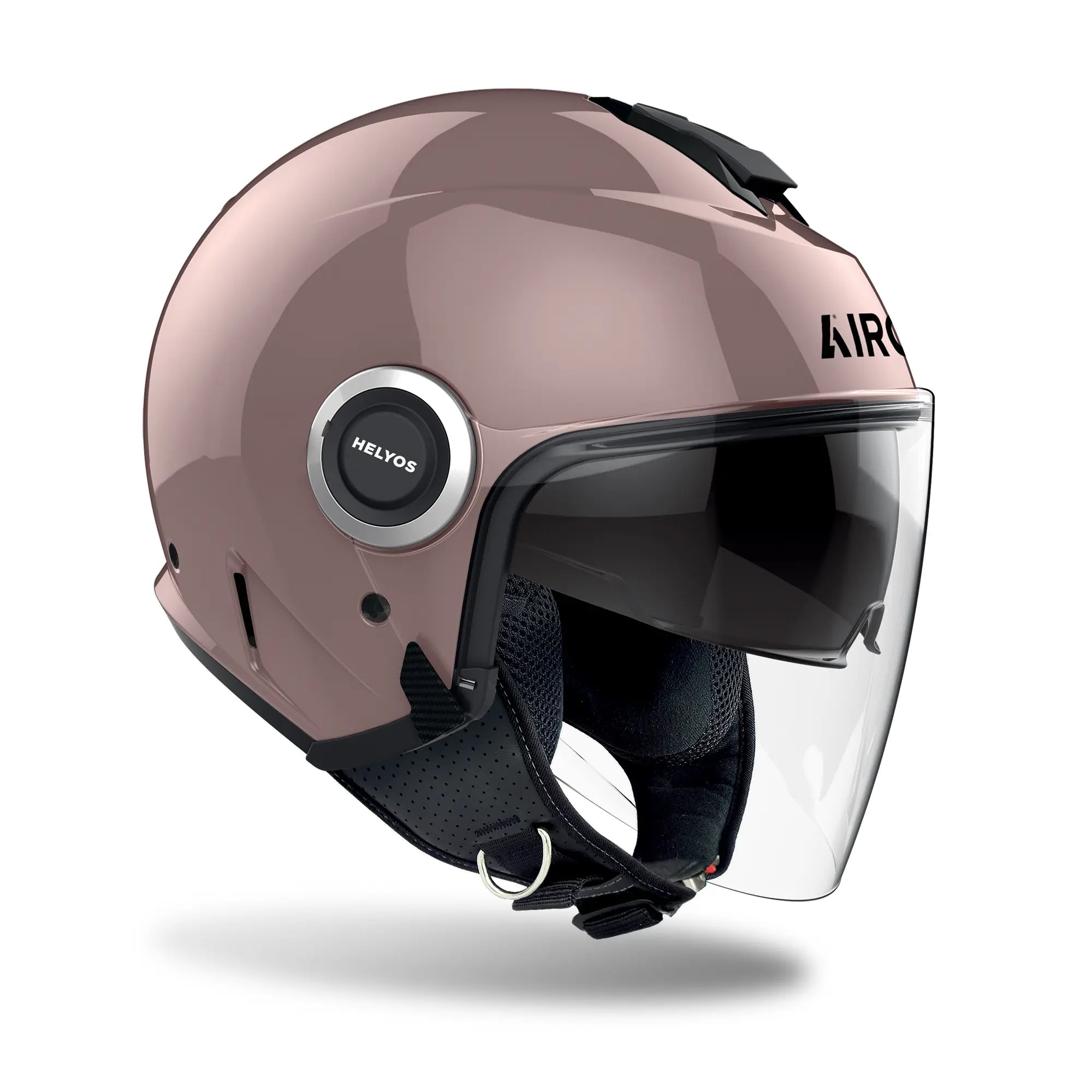 Airoh Helyos Metallic Rose Motorcycle Helmet - Lightweight, DOT & ECE Certified for Safety - Perfect for Street Riding & Urban Commuting