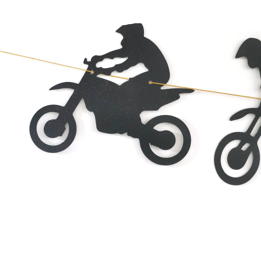 Dirt Bike Birthday Party Decorations - Motocross Themed Banner & Wall Decor for Men's Riding Party - Pre-Assembled for Easy Setup | Perfect for Motorcycle Enthusiasts & Biker Themed Celebrations