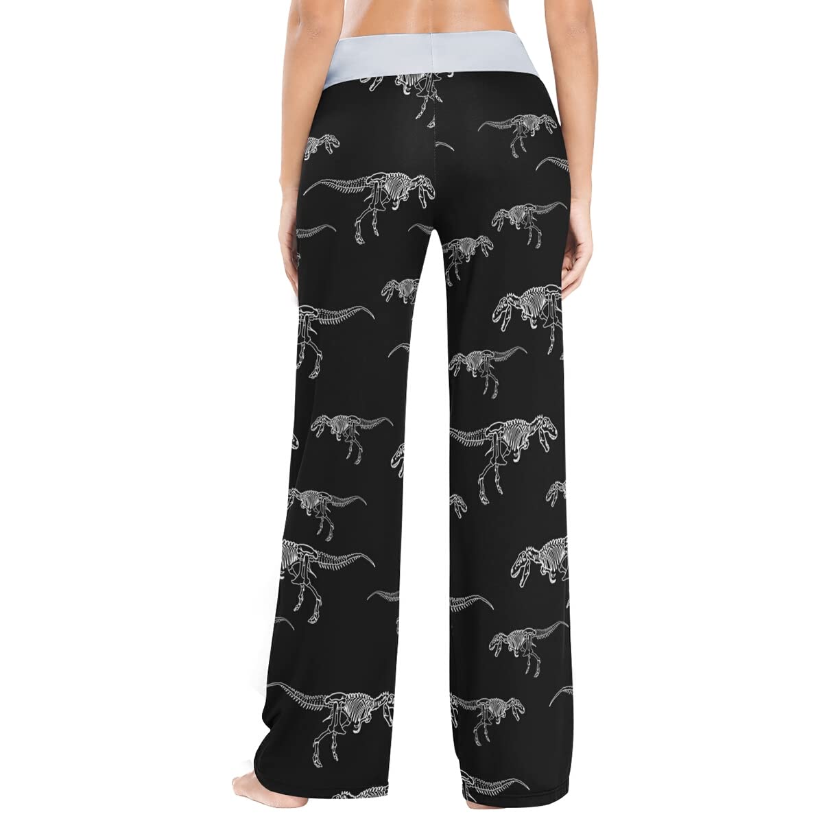 Women's Loose Casual Comfy Pajama Pants with Drawstring - Palazzo Wide Leg Lounge Pants for Sleep, Yoga & Home Relaxation