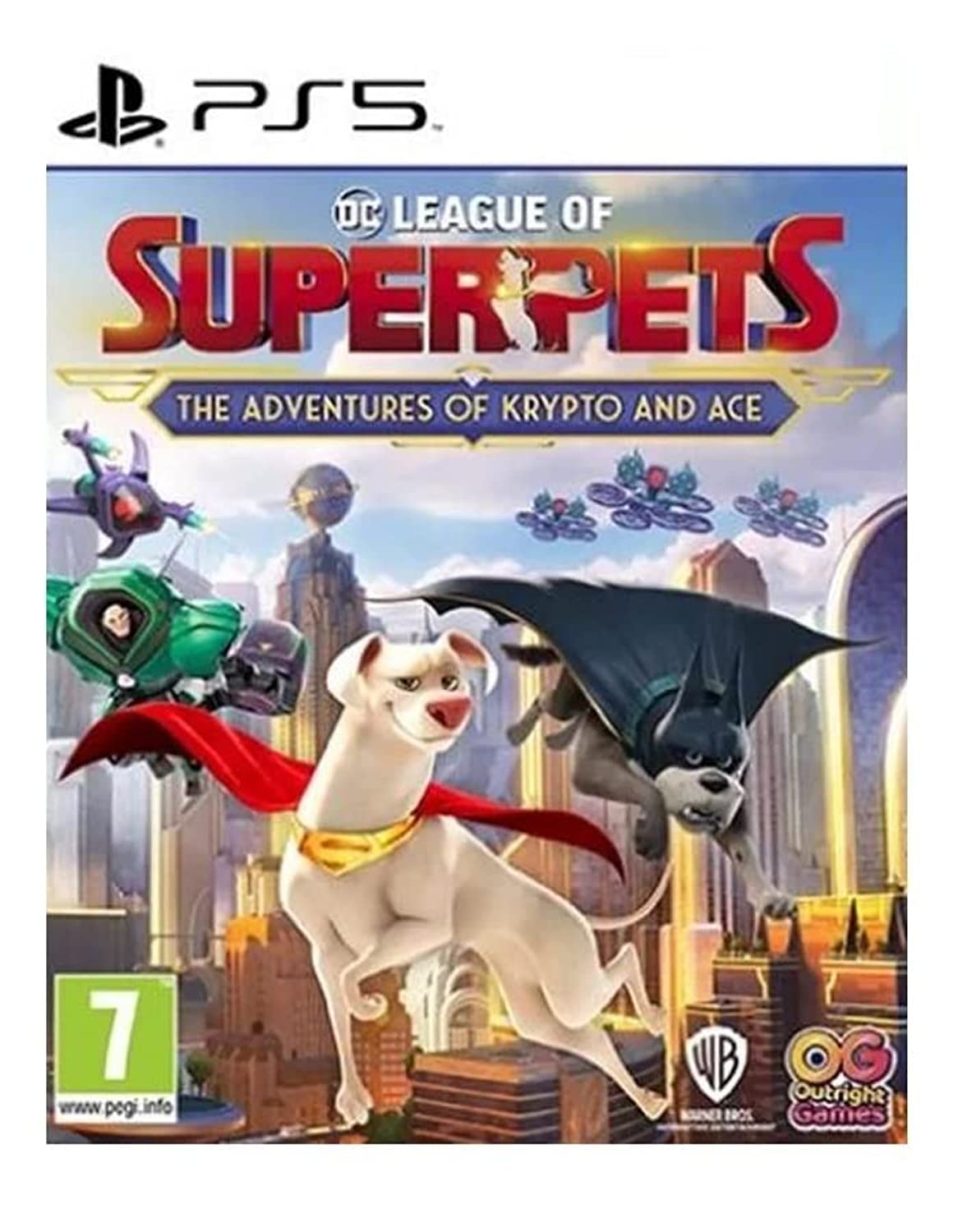 DC League of Super-Pets: The Adventures of Krypto & Ace - PS5 Game | Action-Adventure Superhero Video Game for Kids & Families | Perfect for Movie Fans & Superhero Enthusiasts