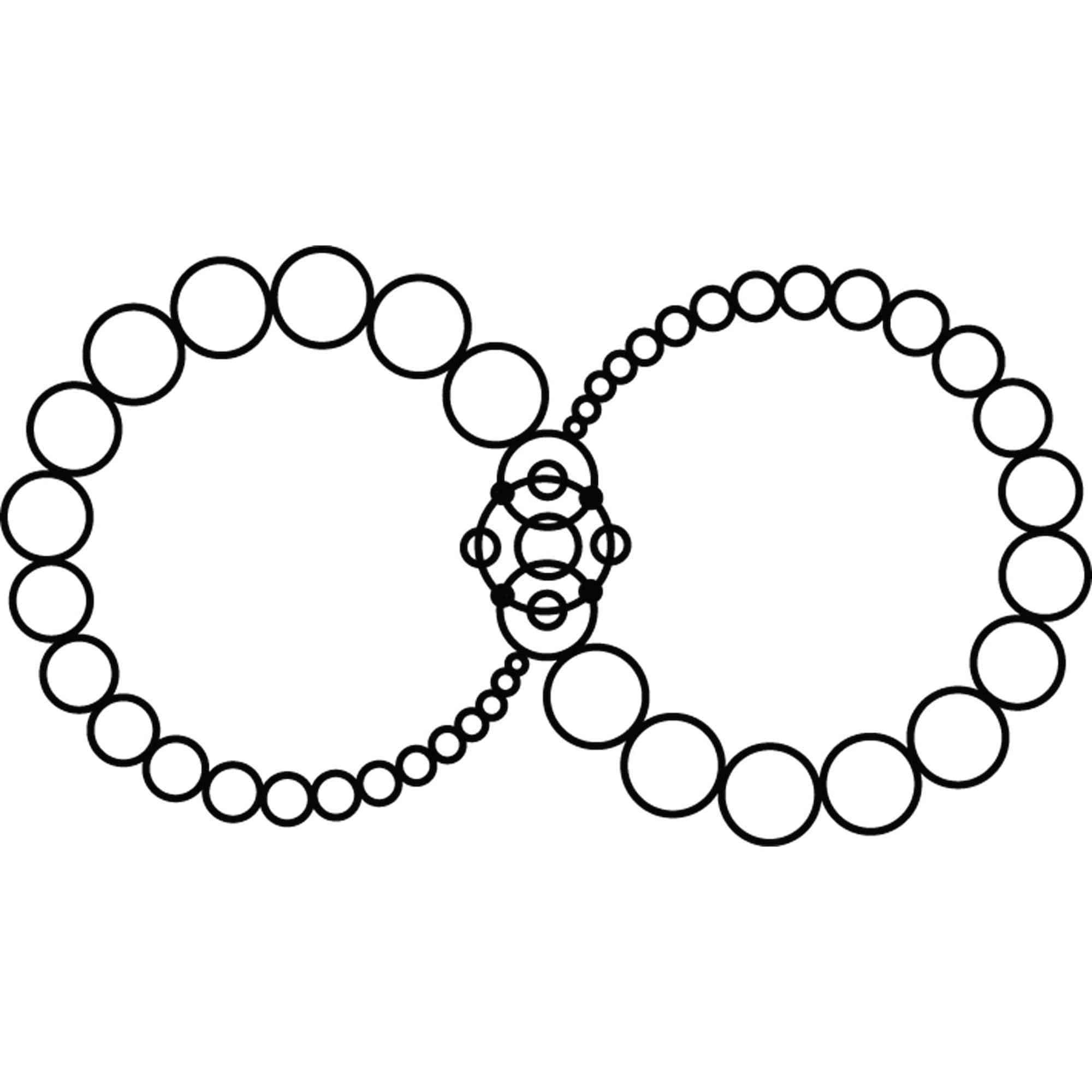 Analemma Crop Circle Graphic Oval Sticker - Durable Vinyl Decal for Cars, Laptops & Windows - Perfect for Astronomy Enthusiasts & Unique Car Decor