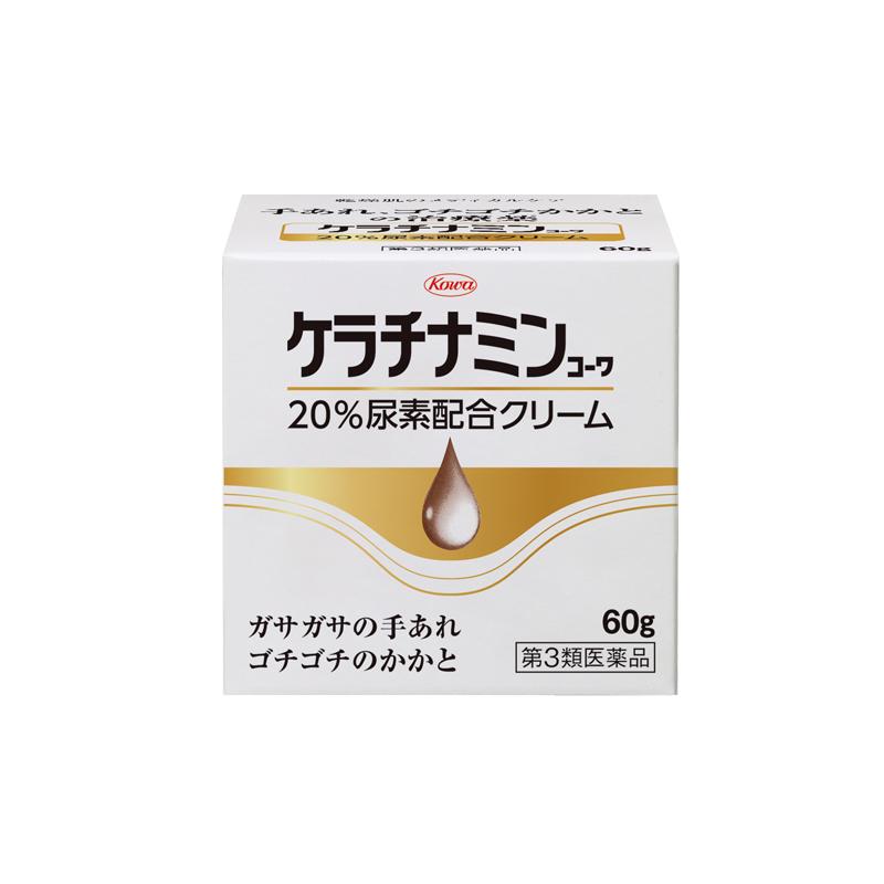 Kowa 20% Urea Moisturizing Cream for Extremely Dry Hands & Feet - 60g - Intense Hydration for Cracked Heels & Rough Skin - Perfect for Night Treatment & Winter Care