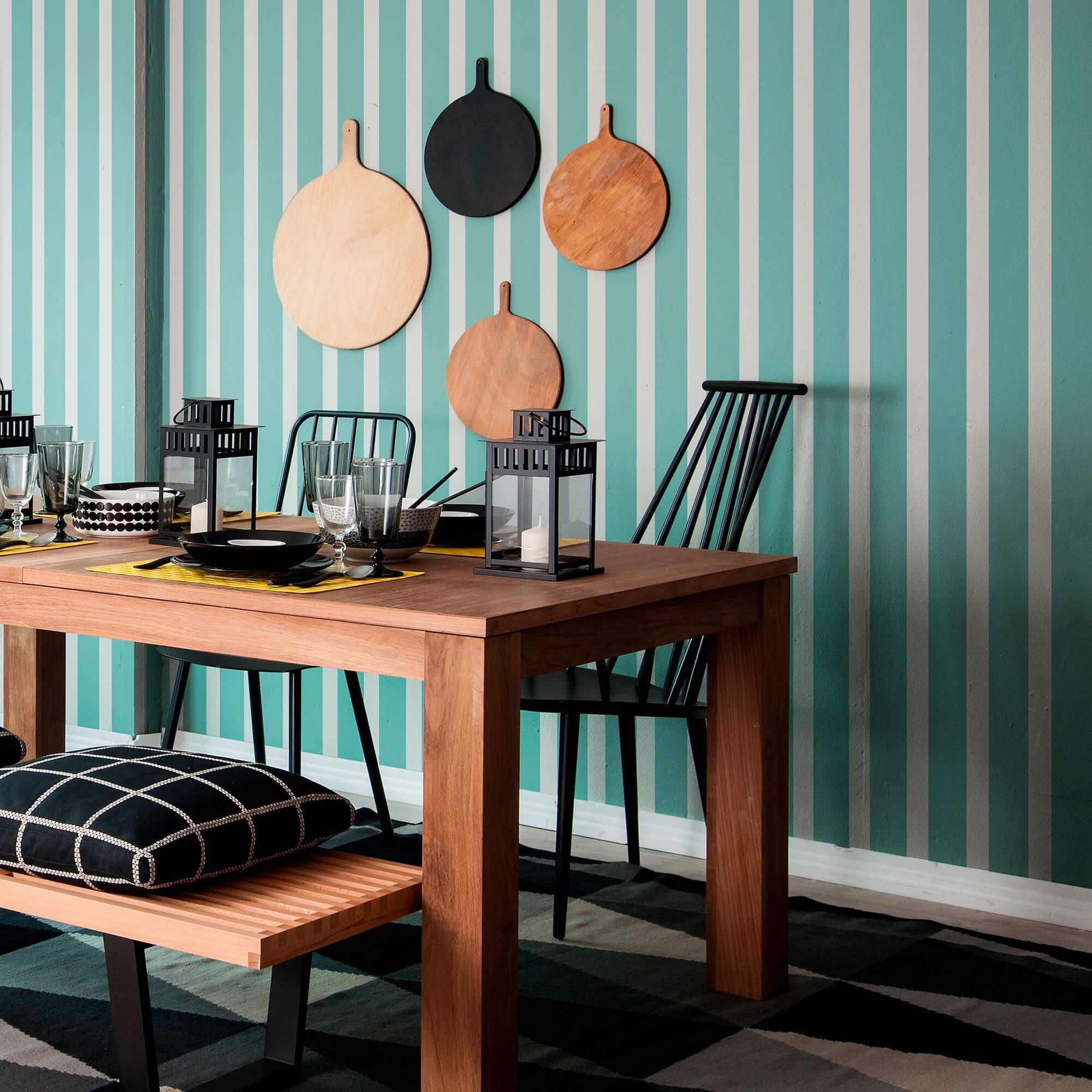 Green and Grey Vertical Peel and Stick Removable Wallpaper - 20.2