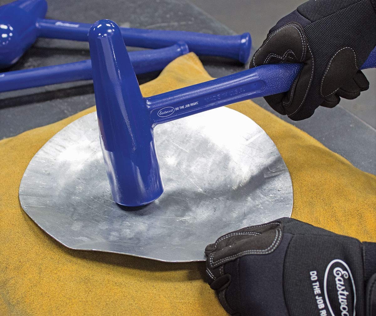 Eastwood 27 Oz. Bossing Dead Blow Hammer - Tear-Drop Shaping & Forming Mallet for Metalworking, Auto Body Repair & DIY Projects
