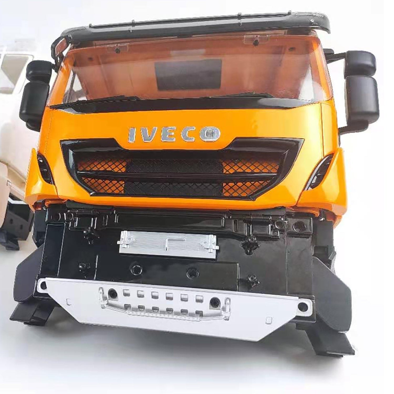 1/14 Scale TAMIYA RC Truck Dumper Plastic Car Shell with Interior Spare Parts - DIY Radio Control Tipper Model Car Accessory for Hobbyists & Collectors - Perfect for RC Racing, Off-Road Play & Display