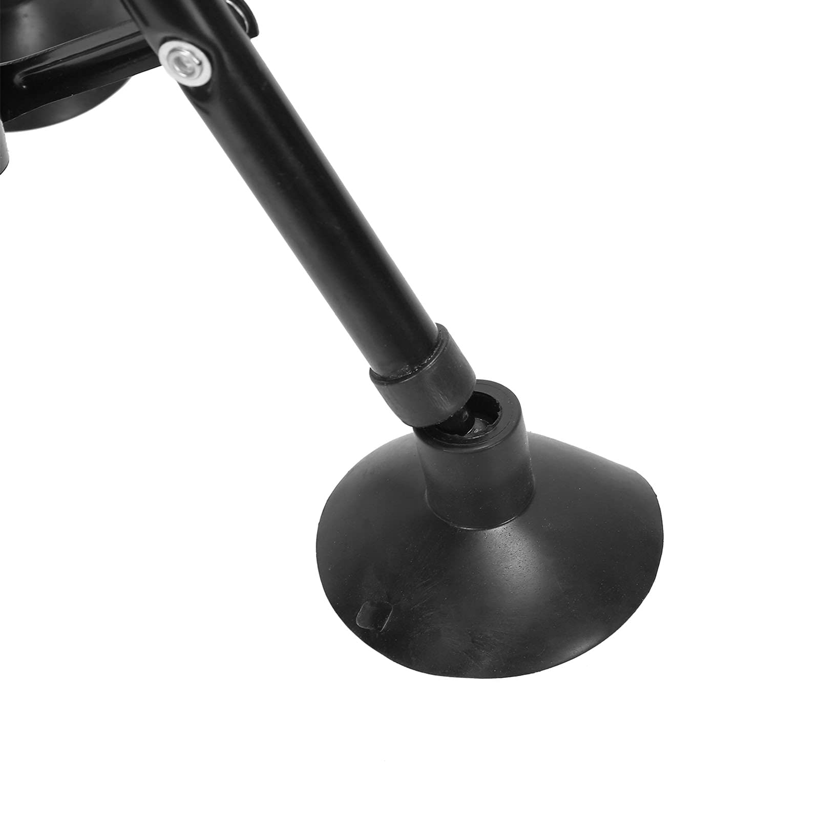 Adjustable Metal Wig Mannequin Head Stand - Foldable & Stable for Barber Shop, Salon, Hairstyling Practice (Black) | Perfect for Wig Display, Hair Cutting Training & Styling Practice