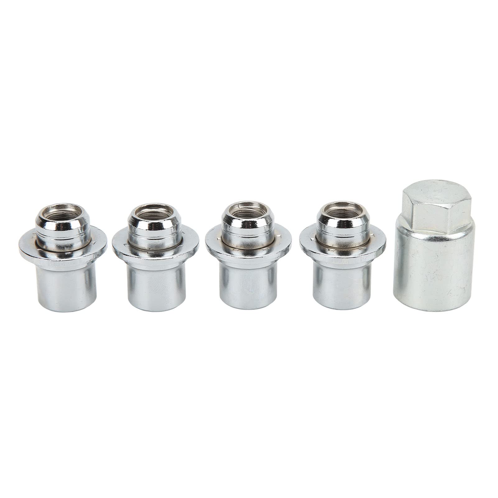 5-Piece High Precision Metal Wheel Lock Set - 00276-00900, Anti-Theft Car Wheel Locks for Enhanced Security | Perfect for Parking Protection & Vehicle Safety Accessories