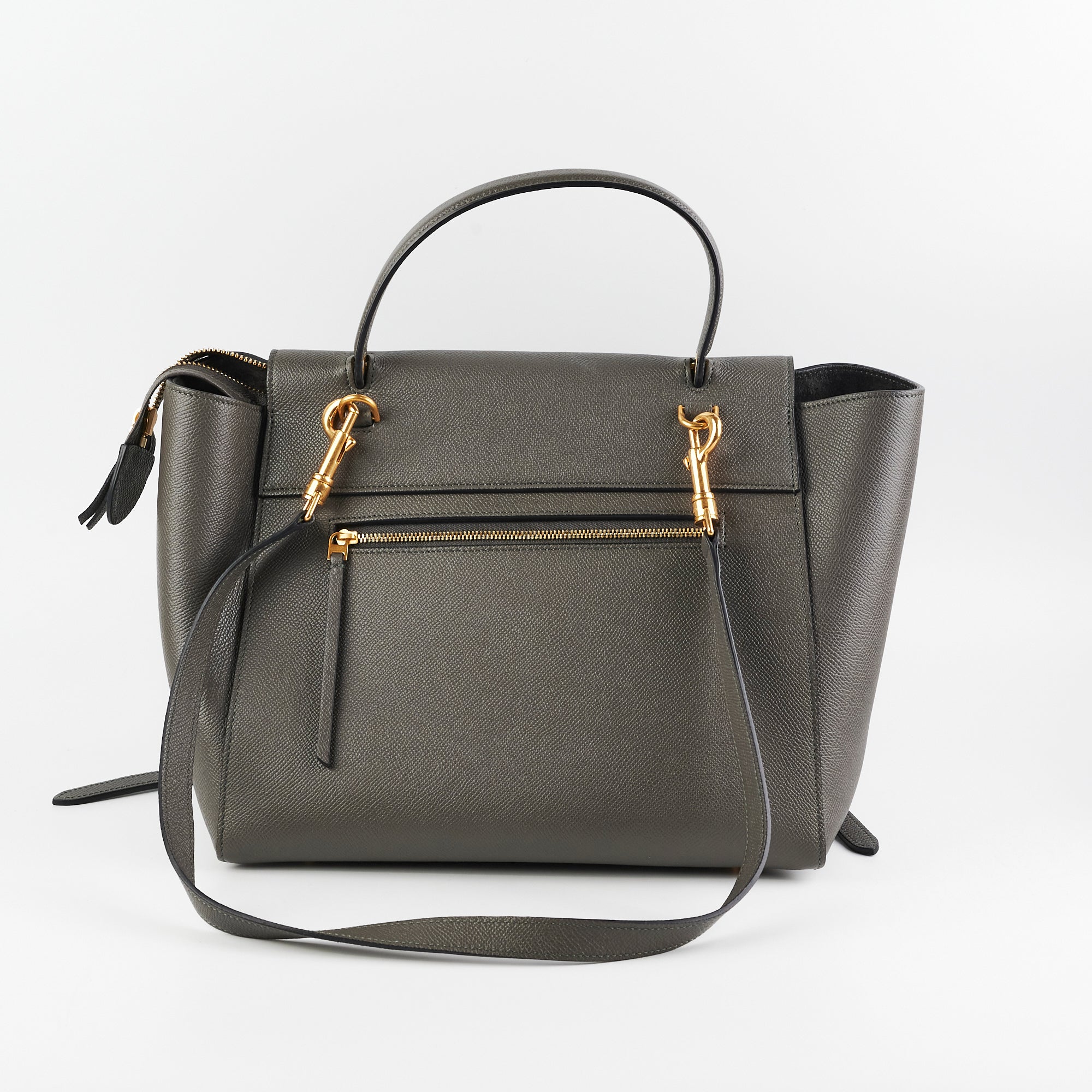 Celine Mini Grey Belt Bag for Women - Stylish Crossbody Shoulder Bag - Perfect for Work, Travel & Everyday Use