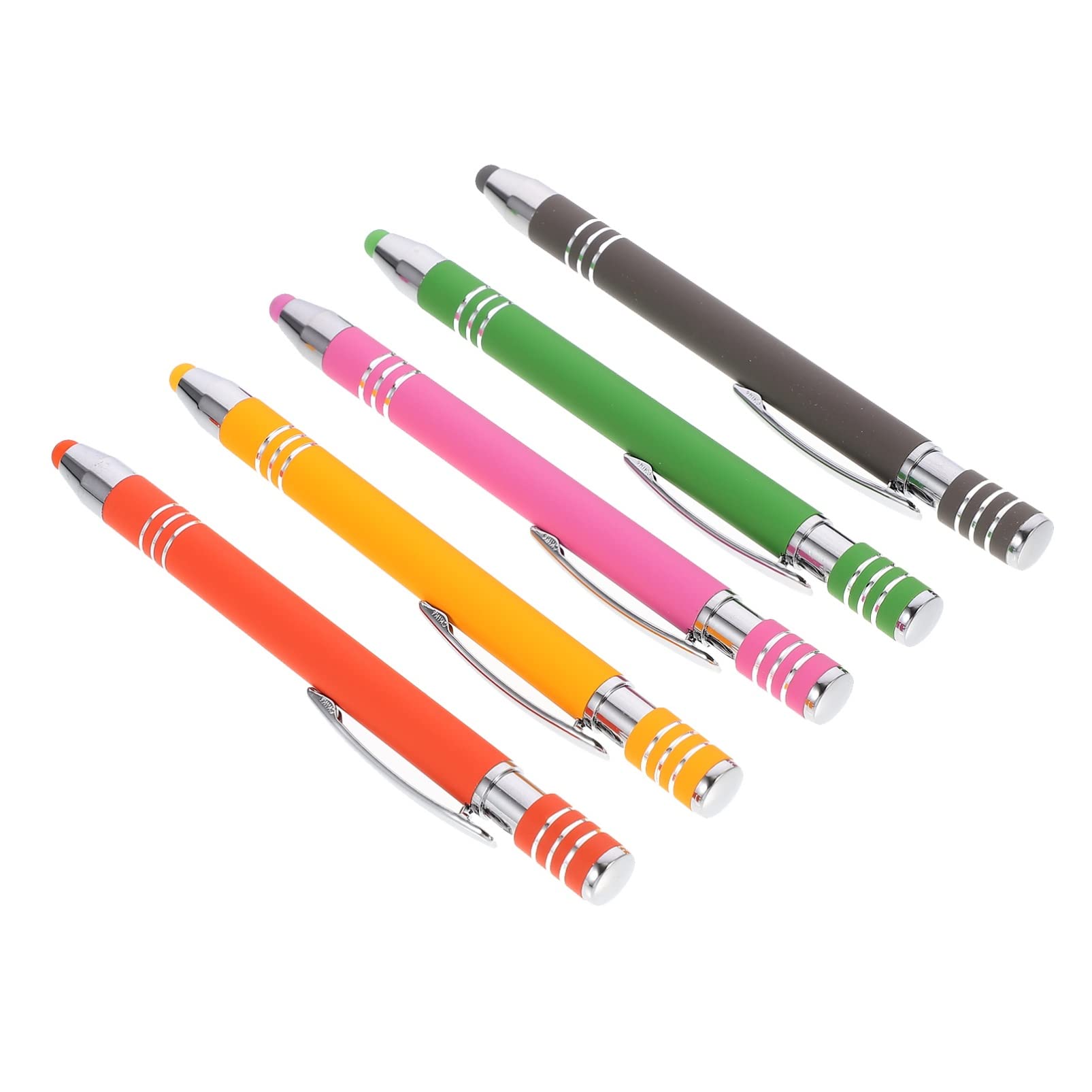 ARTIBETTER 5-Pack Stylus Pens for Touch Screens - Assorted Colors - Compatible with iPad, iPhone, Samsung & More - Perfect for Drawing, Note-Taking & Digital Signatures