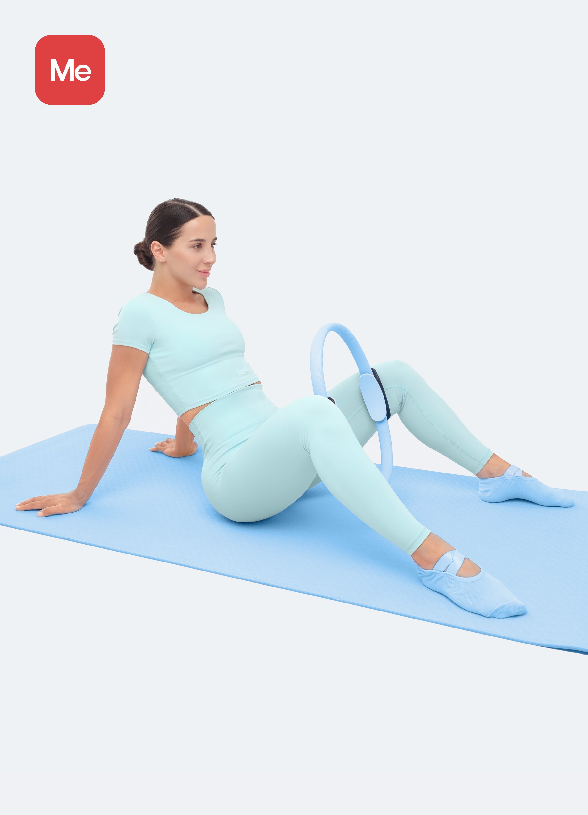 Premium Pilates Kit with Mat, Bands & Ball - Full Body Workout for Home & Studio Fitness - Perfect for Yoga, Stretching & Core Training