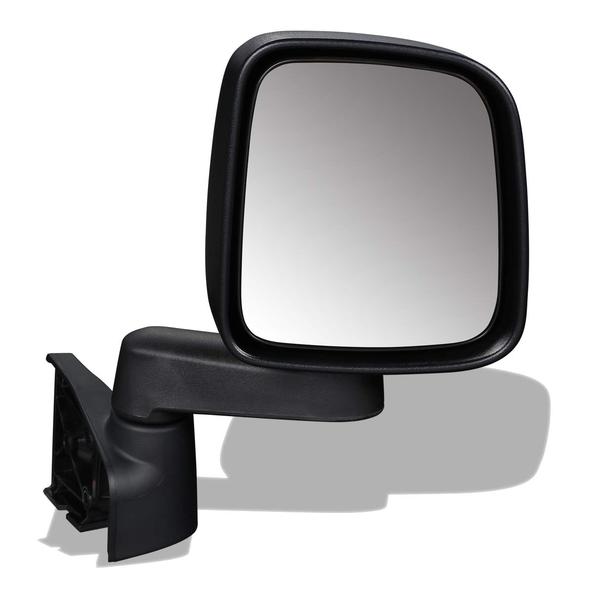 DNA Motoring OEM-MR-CH1321234 Right Side View Mirror Replacement for 2003-2004 Jeep Wrangler - Manual Adjust Mirrors - Perfect for Off-Roading, Daily Driving & Vehicle Maintenance