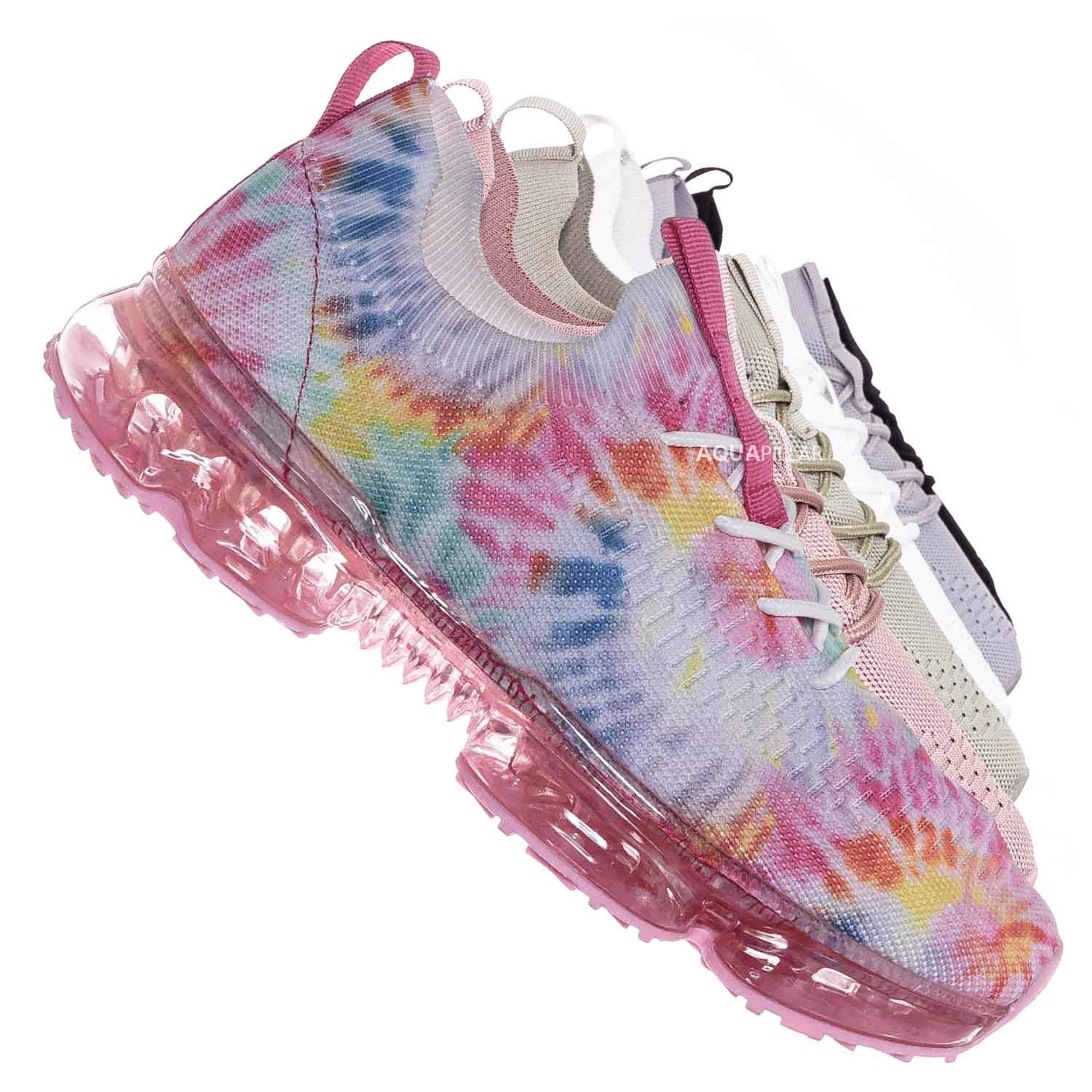 Breathable Stretch Elastic Mesh Sneakers for Women & Men - Lightweight Lace-Up Running Shoes with Air Bubble Cushion for Comfort - Perfect for Gym, Walking, Jogging, and Casual Wear