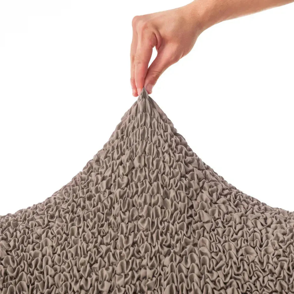 Small Ottoman Slipcover - Microfiber Collection - Perfect for Living Room, Bedroom, and Home Decor
