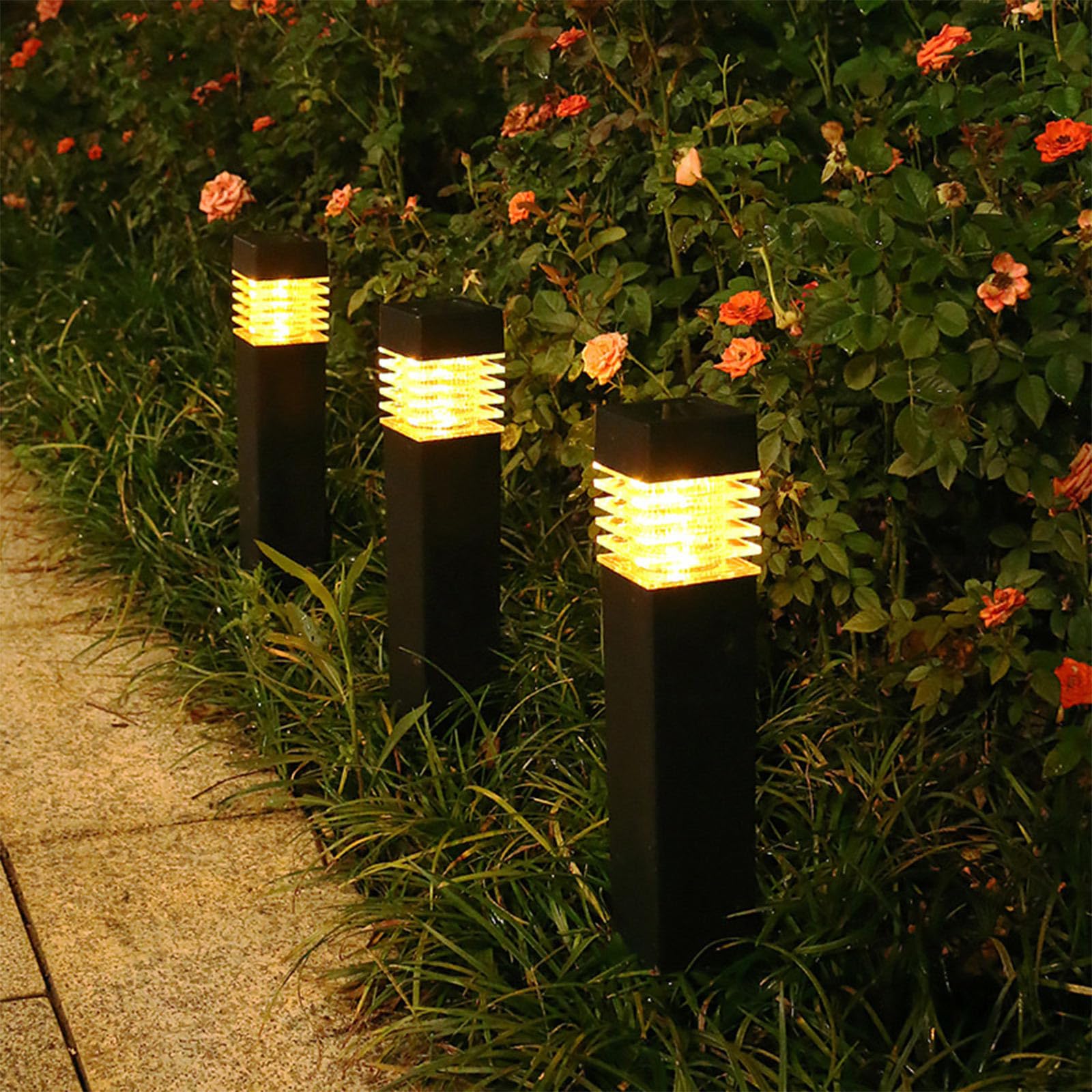 Solar Powered Outdoor Floor Lamp - Waterproof P65, Automatic Brightness for Garden, Yard, Courtyard Decoration | Perfect for Patio, Camping & Emergency Lighting