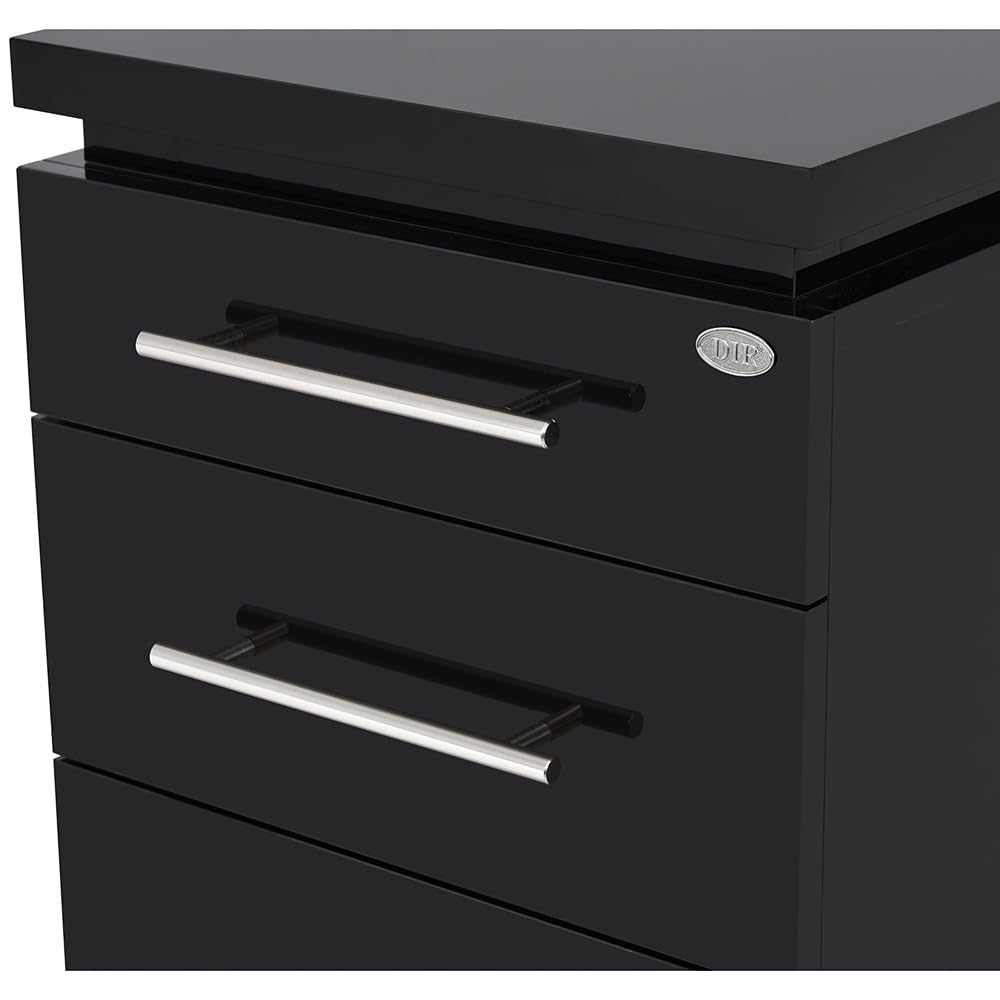 Dir Salon Styling Station Cabinet - Professional Beauty Salon Side Station with Storage | Perfect for Hair Styling, Makeup Application & Salon Organization