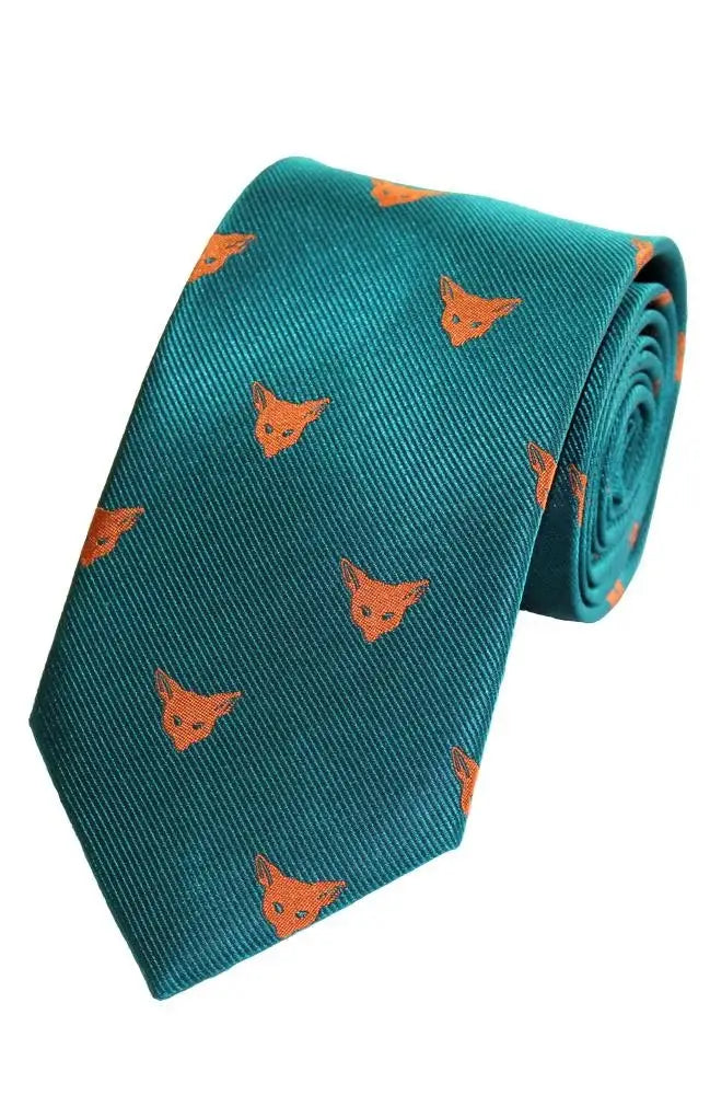 Premium LA Smith Country & Hobby Fox Silk Neckties for Men - Elegant Business & Formal Occasion Wear