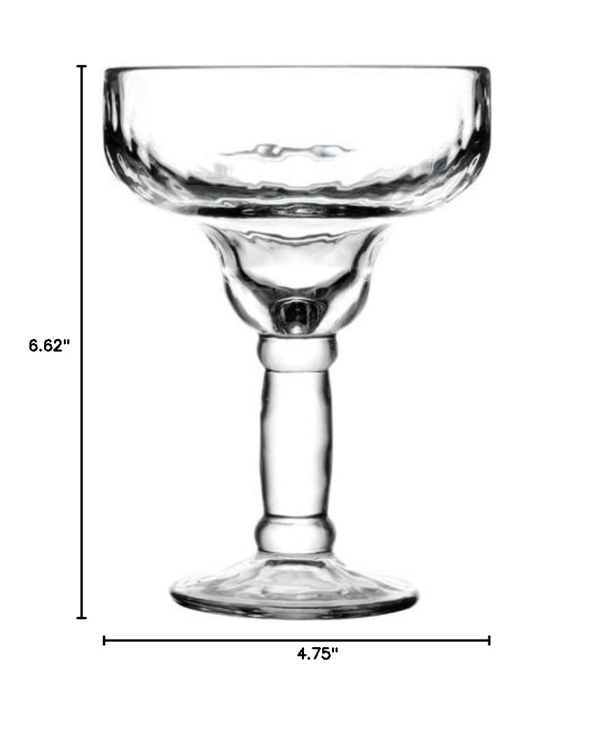Libbey 13.5 oz Yucatan Margarita Glass Set - Handmade Durable Cocktail Glasses for Margaritas, Tequila & Frozen Drinks | Perfect for Parties, Bars & Home Entertaining