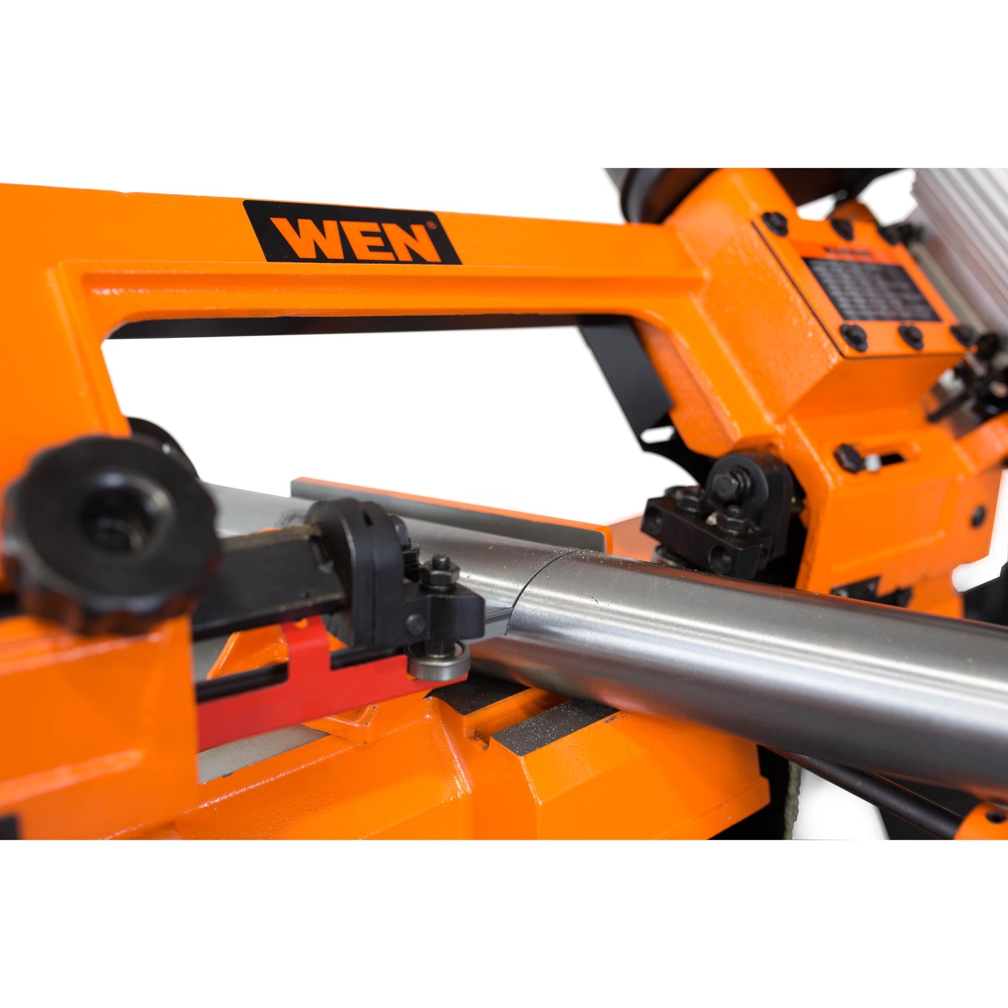 WEN BA4664 4x6 Inch Metal Cutting Band Saw with Stand - Perfect for Metalworking, DIY Projects, and Home Workshop Use
