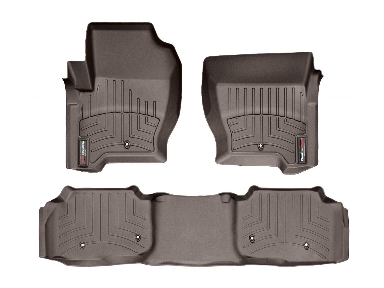 WeatherTech Custom Fit All-Weather Floor Mats for Cars & Trucks - Heavy Duty FloorLiner (Model 44362-1-3) | Perfect for Rain, Snow & Mud Protection | Ideal for Daily Commute, Road Trips & Off-Road Adventures