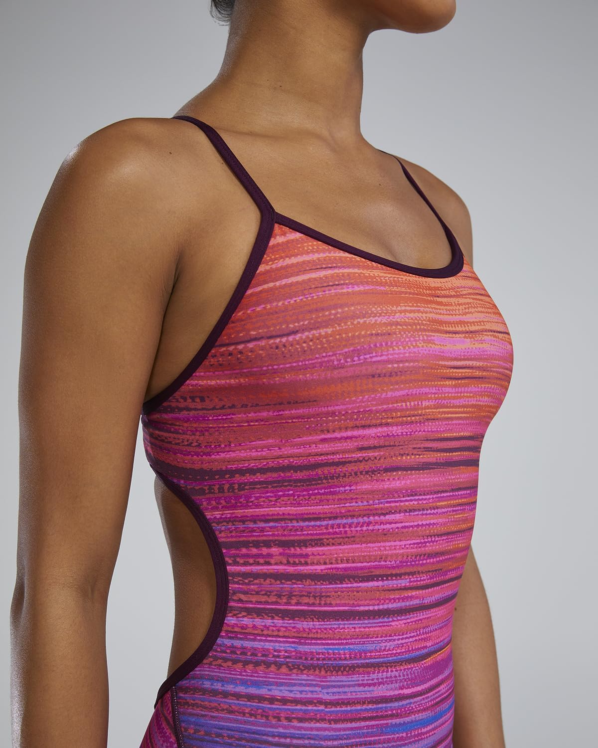 TYR Women's Durafast Elite TrinityFit Swimsuit - High Performance One Piece Competitive Swimwear for Lap Swimming, Training & Water Aerobics