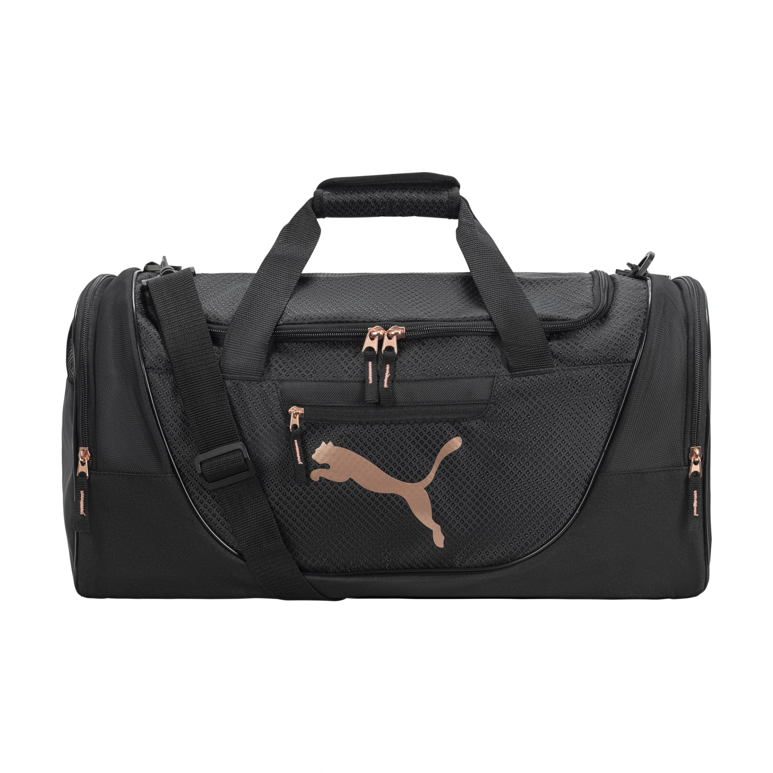 PUMA Women's Evercat Candidate Duffel Bag - Large Gym Bag for Women, Water-Resistant Sports Duffel with Shoe Compartment - Perfect for Workout, Travel & Yoga Classes