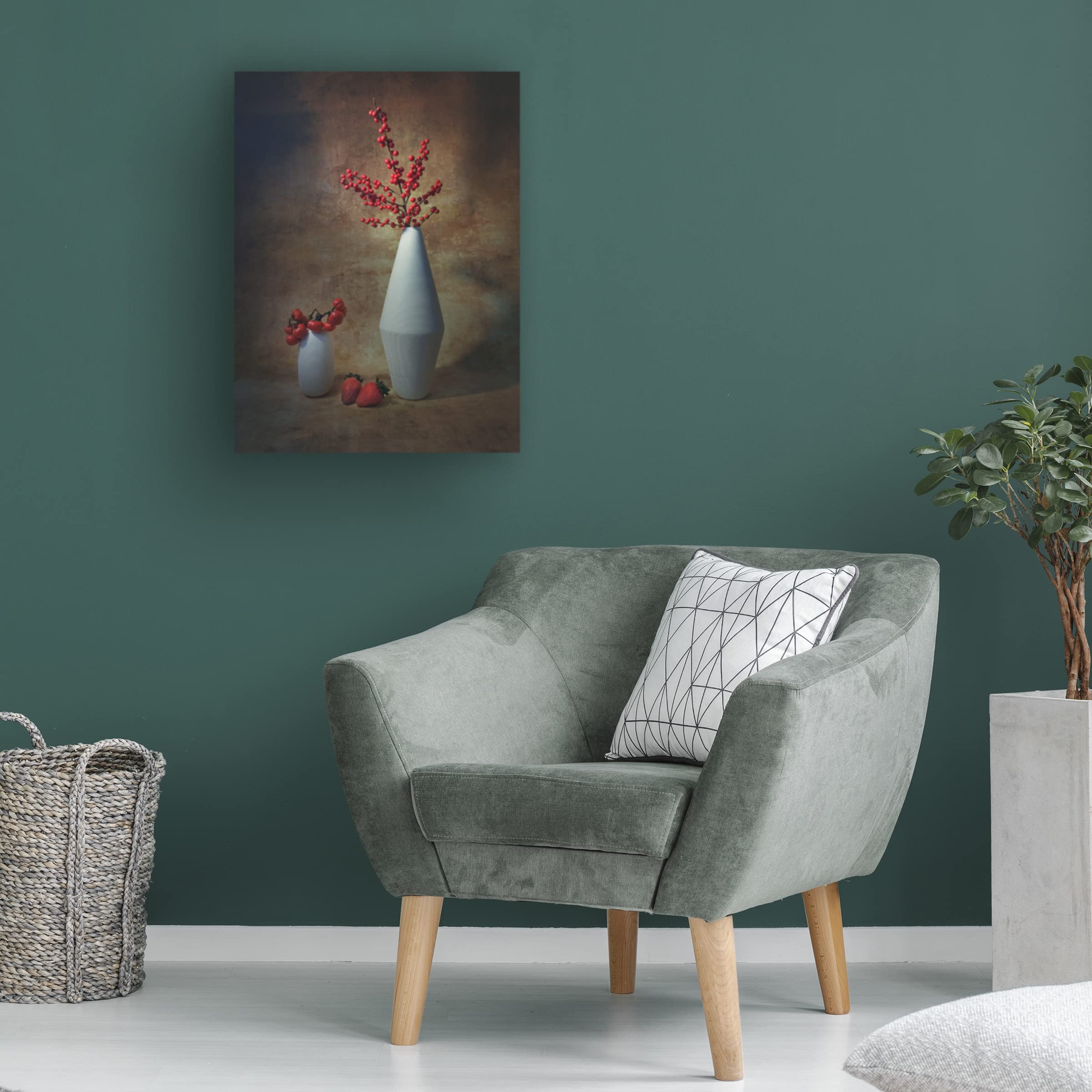 Trademark Fine Art 'Still Life 4' Canvas Wall Art by Liu Xing - Modern Home Decor for Living Room, Bedroom & Office
