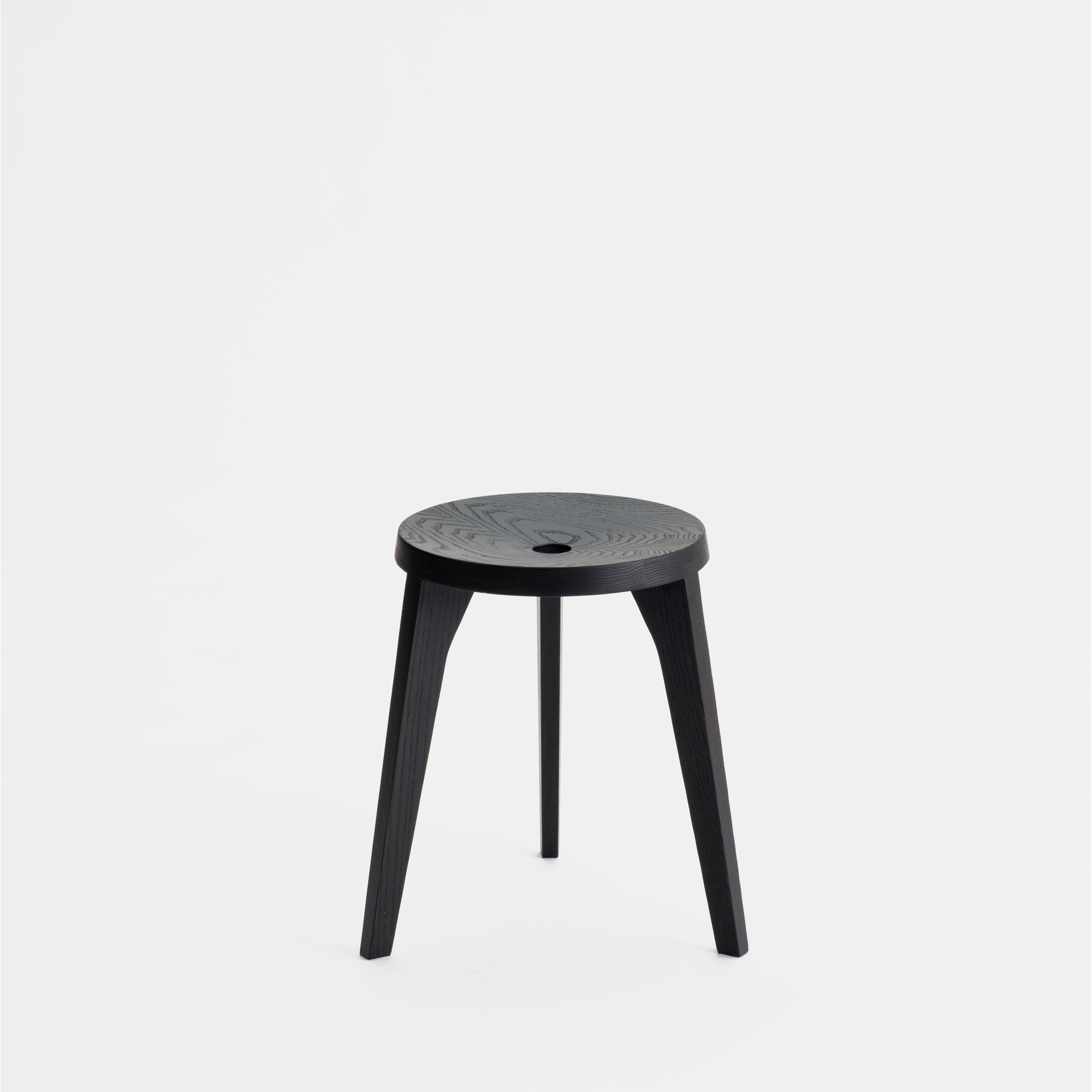 Dovetail Stool with 3 Legs - Handcrafted Wooden Bar Stool for Kitchen, Pub & Home Decor
