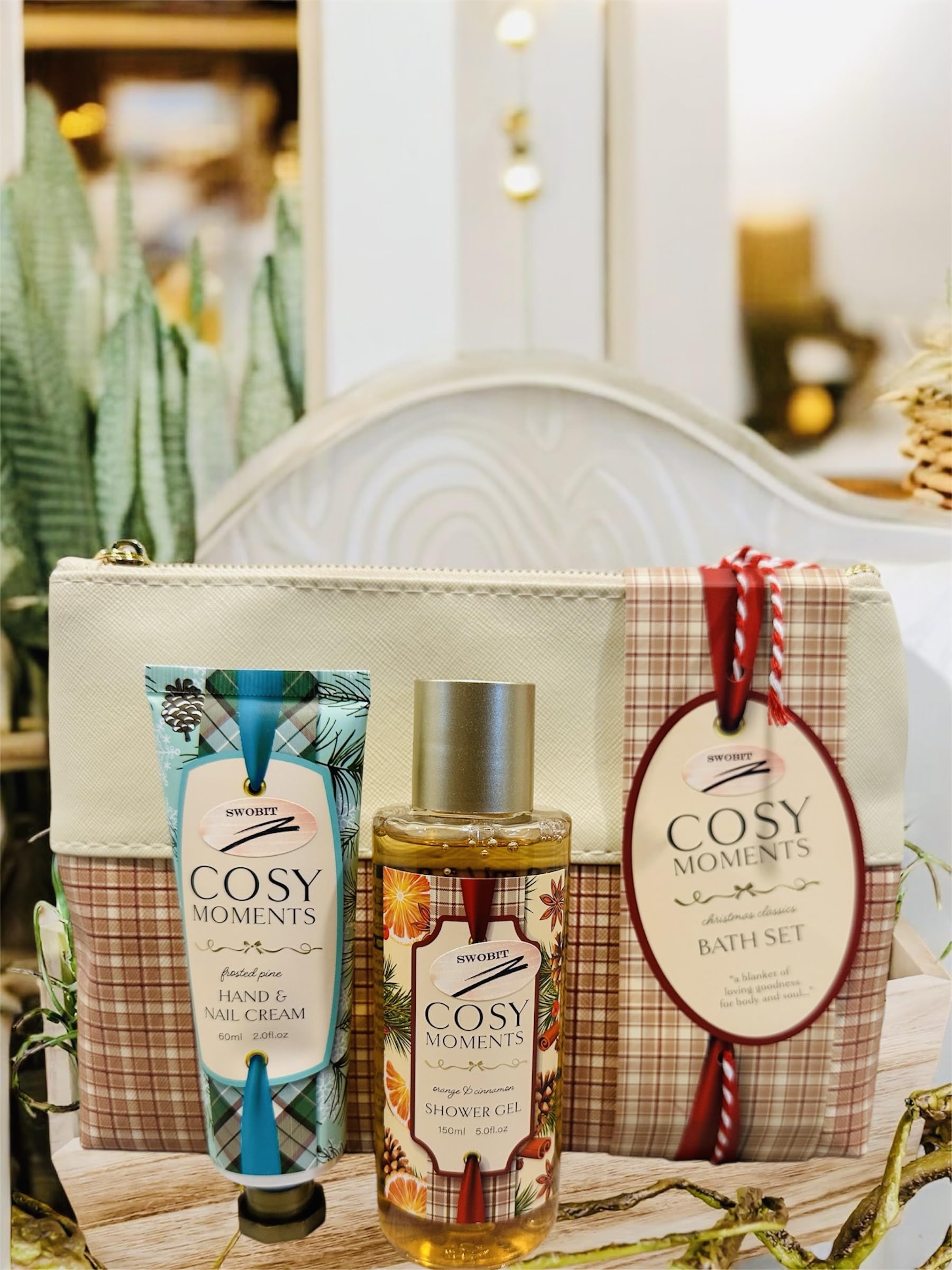 Luxury Bath & Body Gift Set with Travel Pouch - Perfect for Spa Days, Holidays & Self-Care Gifts