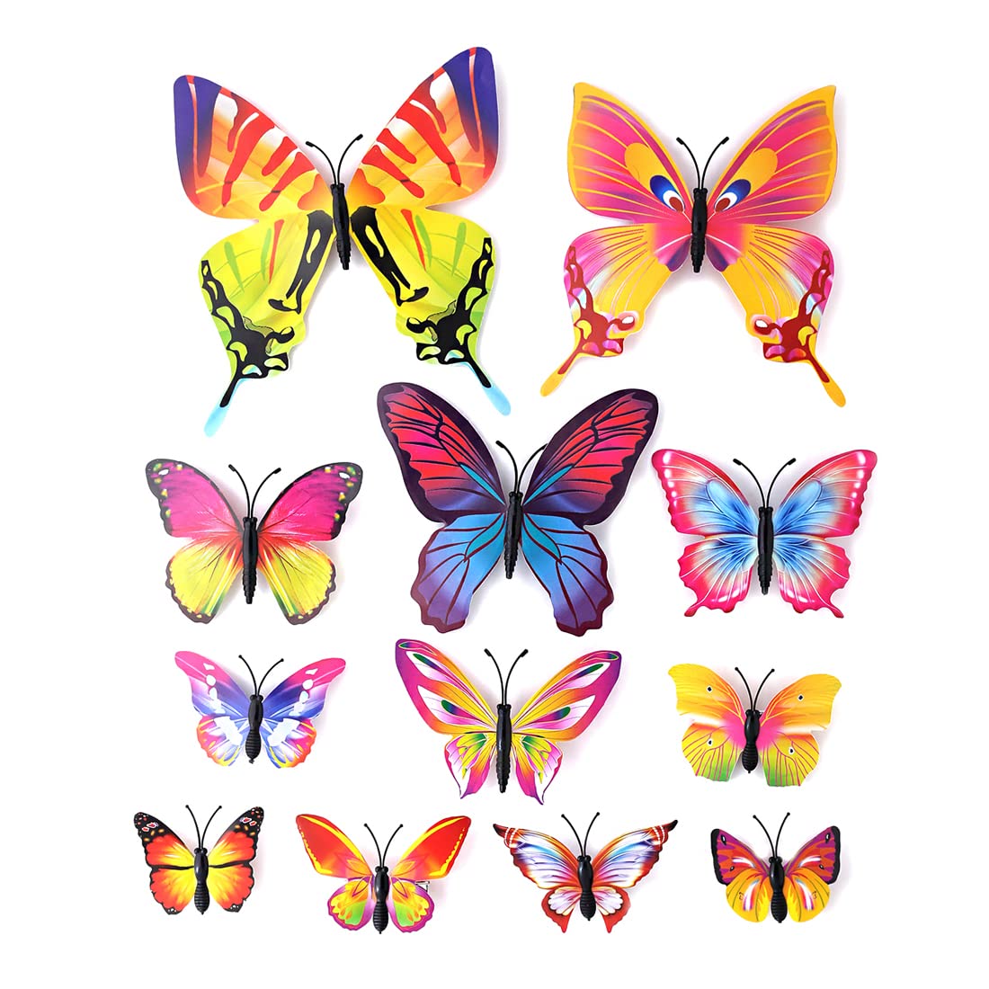 Colorful Butterfly Hair Clips for Girls - Baby Hair Accessories for Parties & School
