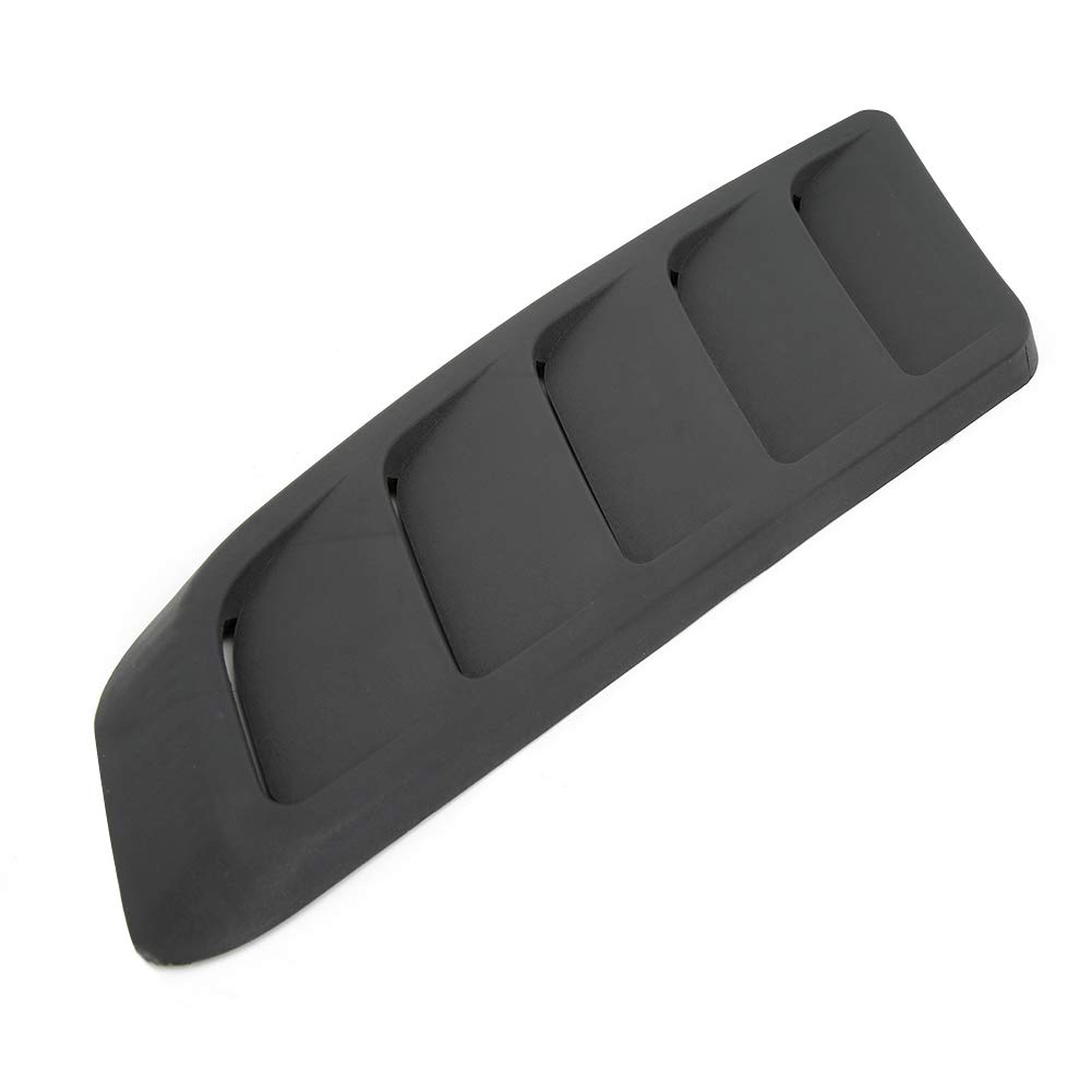 Universal Black ABS Bonnet Air Vent Cover - High Performance Car Intake Scoop Hood for Enhanced Airflow & Engine Cooling - Perfect for Car Modifications & Racing Upgrades