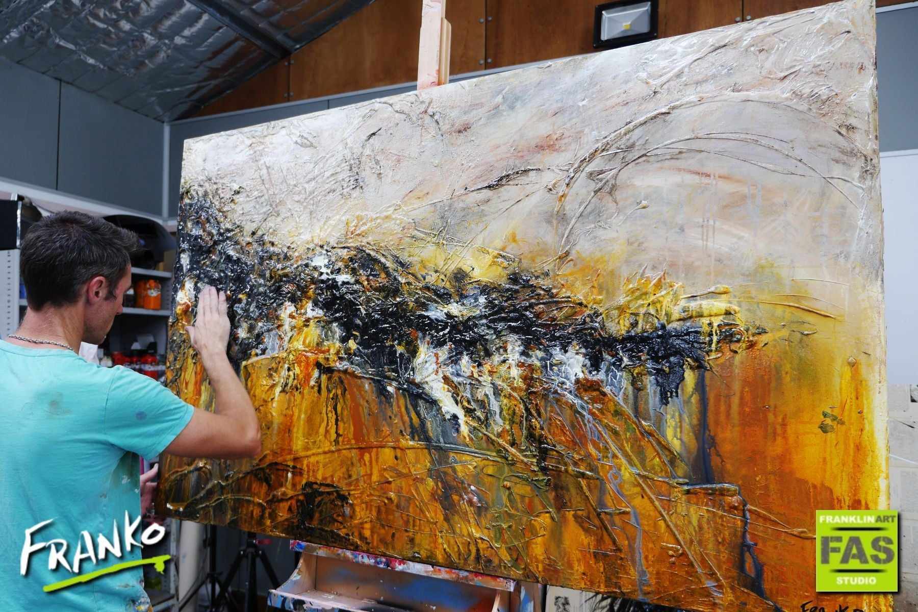 160cm x 100cm Sienna Grey Black Abstract Canvas Wall Art Painting - Modern Home Decor for Living Room, Bedroom & Office
