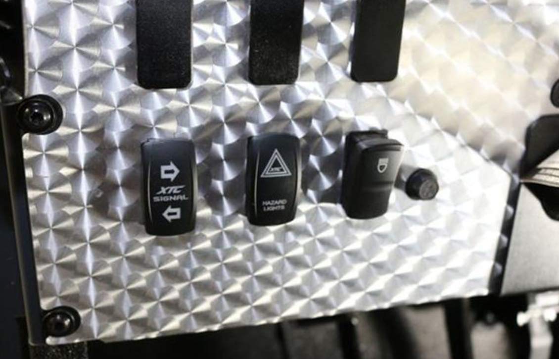 XTC Plug & Play Turn Signal System for Mahindra Roxor UTV (2019-2020) - TSS-ROX-M6 Black - Easy Installation & Enhanced Safety for Off-Road Adventures