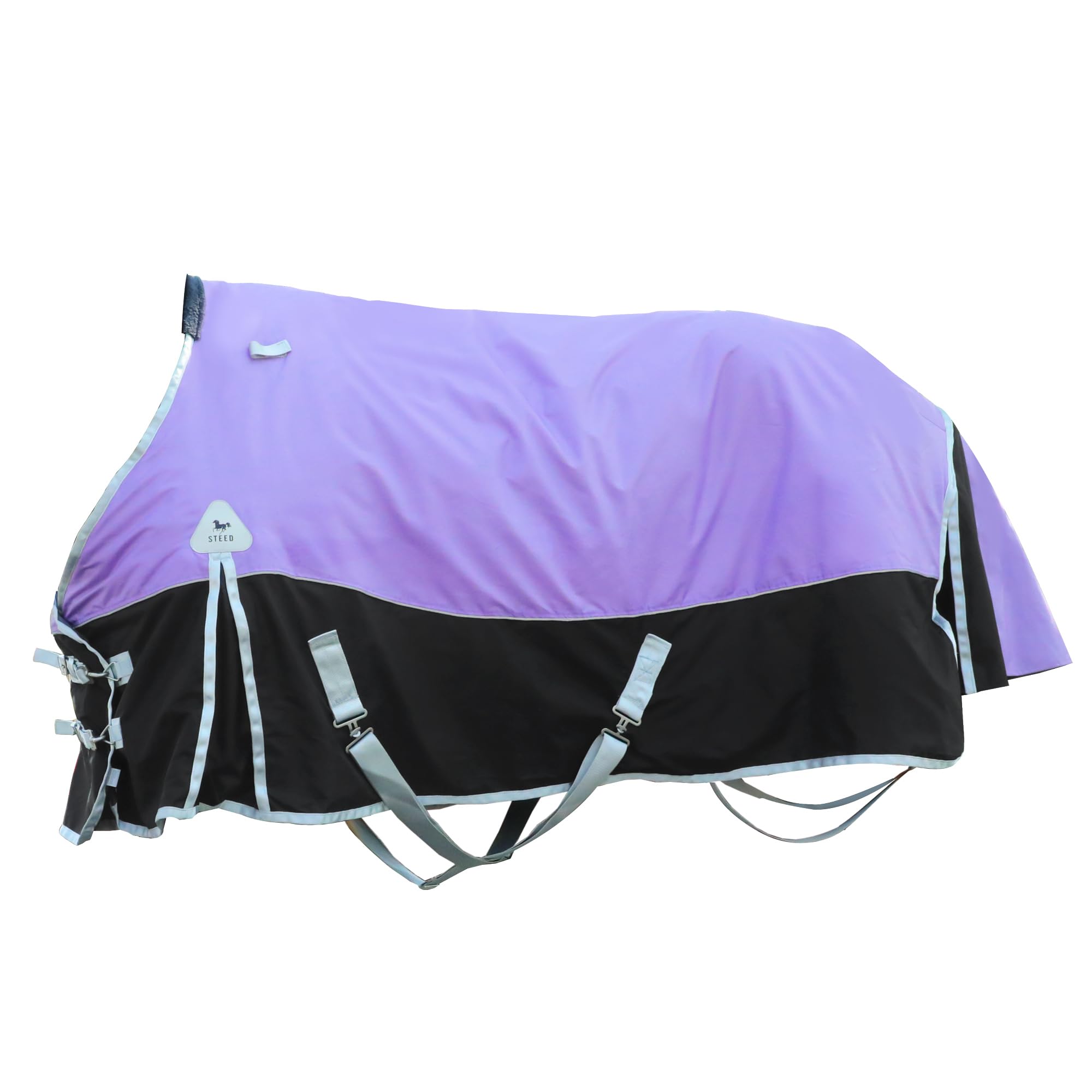400g Warm Waterproof Horse Turnout Blanket - Winter Waterproof Horse Blanket with Cotton Filling Liner | 1600D Premium Medium Weight (78in/145cm) for Stable & Outdoor Riding