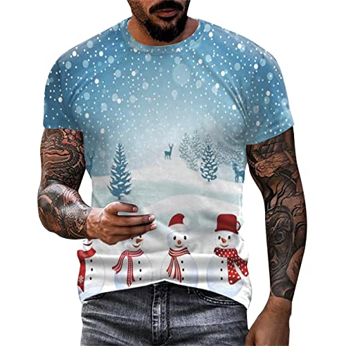 G07 Mens Christmas Shirt Snowflakes G