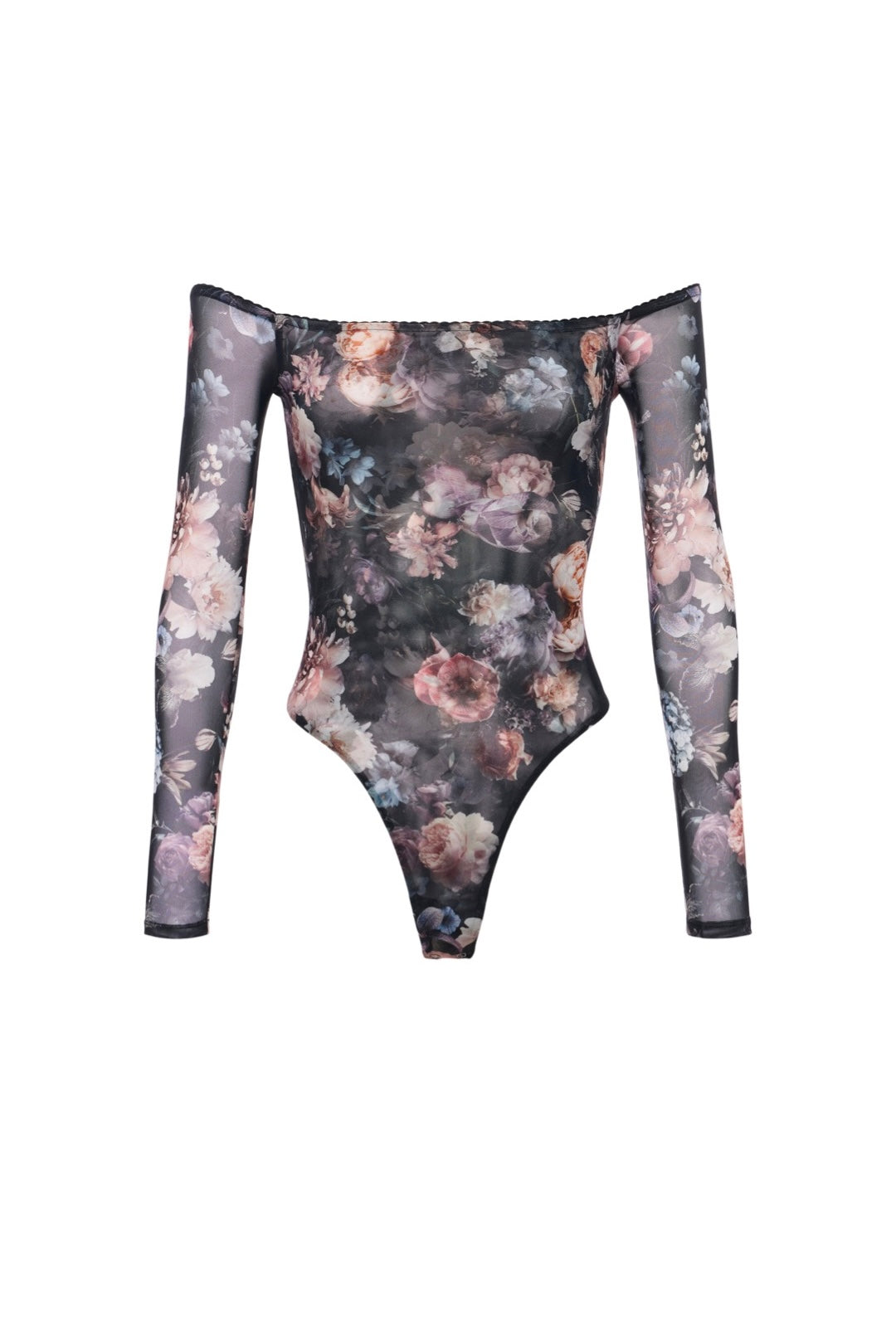 L'Agence Peonie Off The Shoulder Bodysuit for Women - Sexy Sleeveless Stretch Bodysuit for Night Out, Party & Date Night