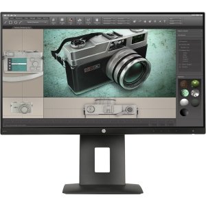 HP Z23n 23-Inch Full HD 1080p LED Monitor - Black (M2J79A4#ABA) for Home Office, Graphic Design & Professional Workstations