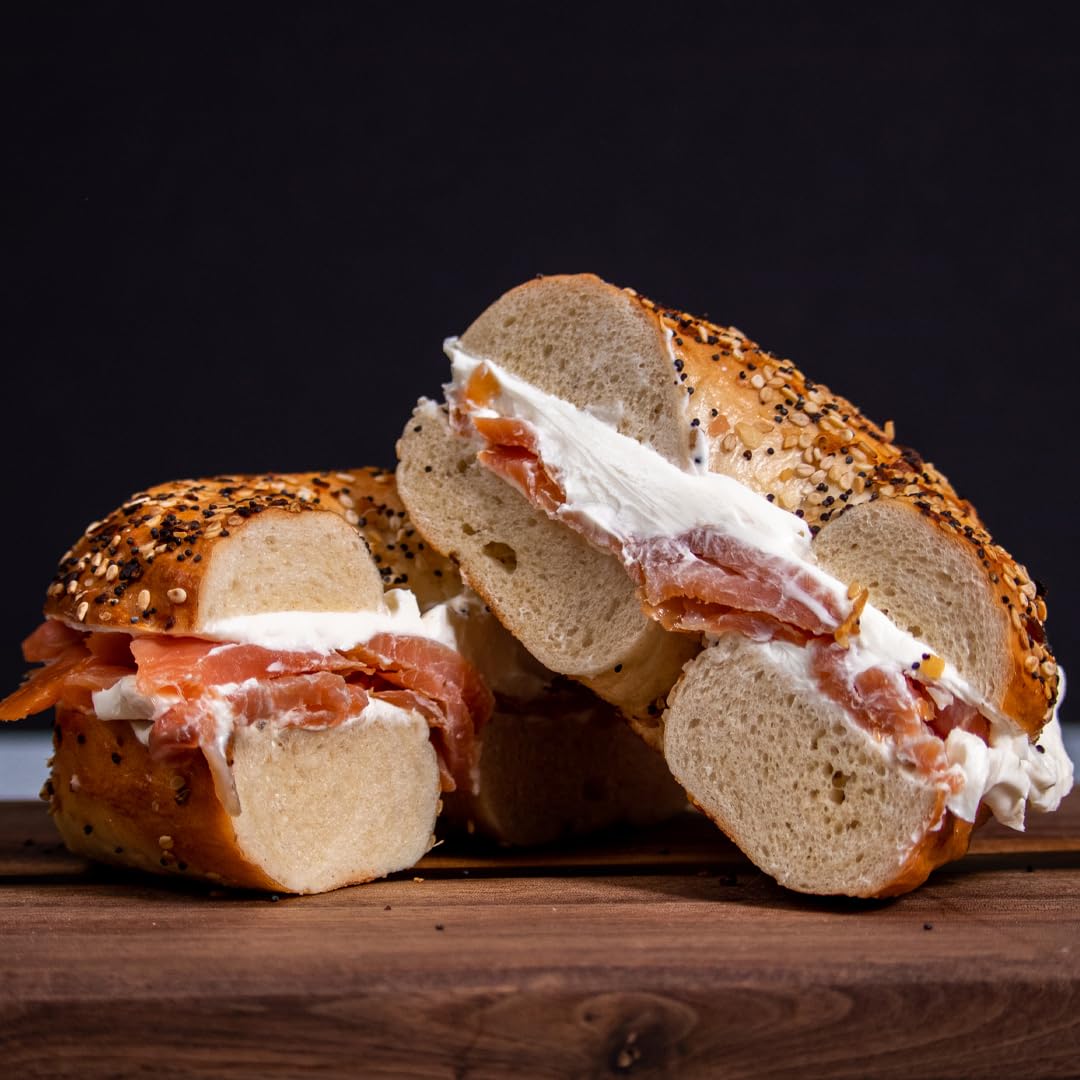 Just Bagels - Energy Multigrain Bagels (Non-GMO) - 2 Packs of 6 (12 Total) - Perfect for Breakfast, Snacks & On-the-Go Meals