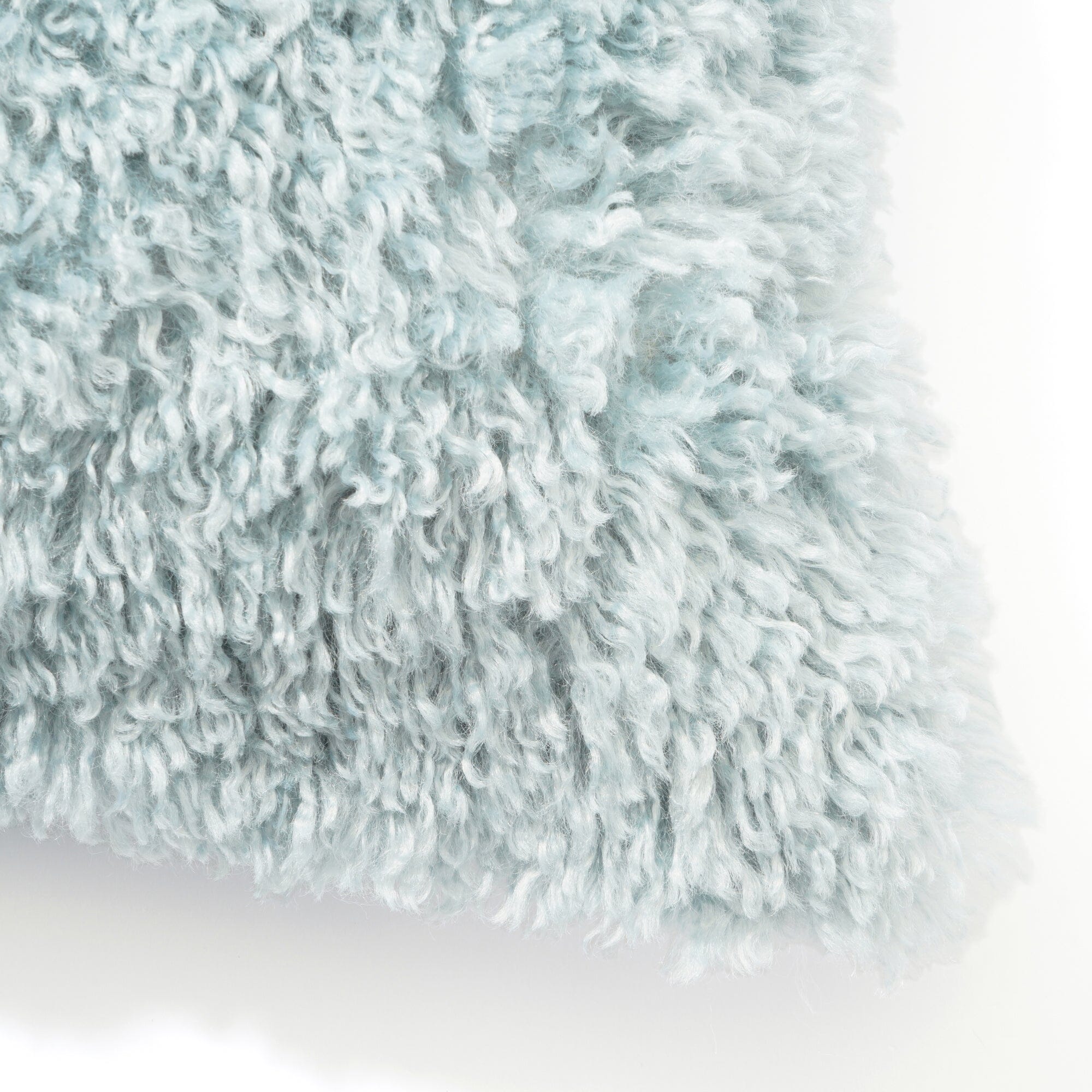Premium 450x450 Blue Faux Fur Cushion Cover - Soft & Luxurious Throw Pillow Case for Sofa, Bed, Chair - Home Decor & Cozy Living Room Accessory