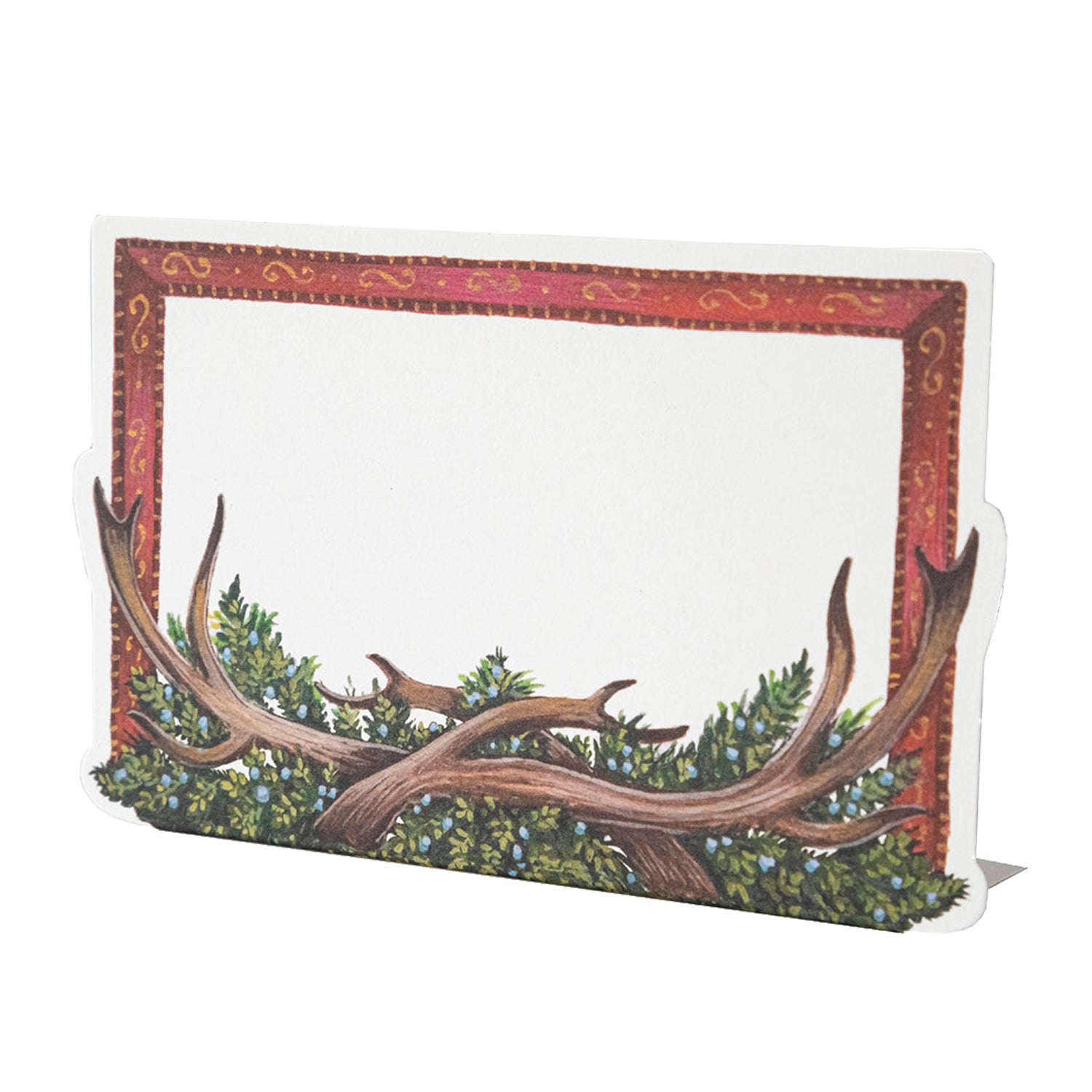 Elegant Antler Frame Place Card Holders - Wedding, Party, and Event Table Setting Decor - Perfect for Rustic, Farmhouse, and Holiday Celebrations