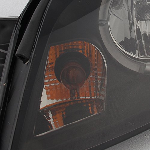 AKKON Black Smoked LED Halo Headlights & LED Tail Lights for 2006-2013 Chevy Impala - Upgrade Your Car Lighting for Night Driving & Enhanced Style