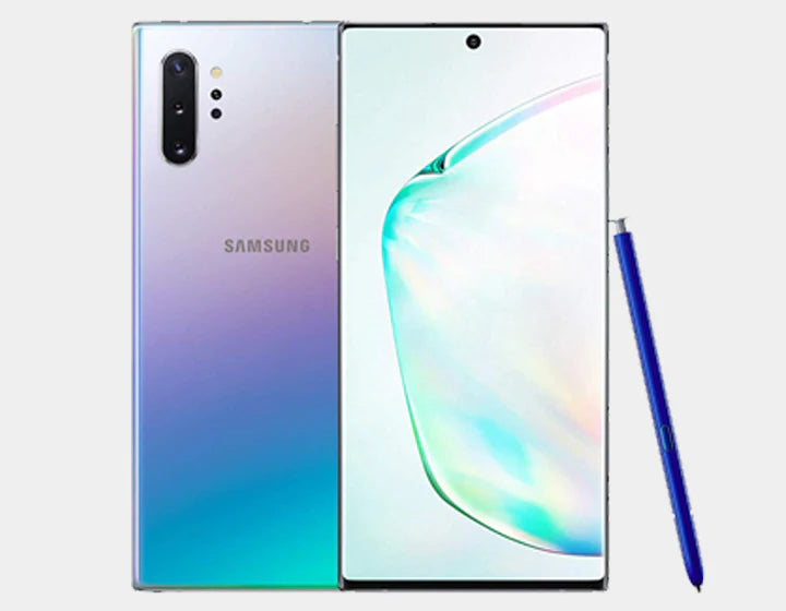 Samsung Galaxy Note 10+ N975F 256GB 8GB RAM Dual SIM Unlocked Smartphone - Aura Glow | Premium Business & Entertainment Device for Professionals & Creators